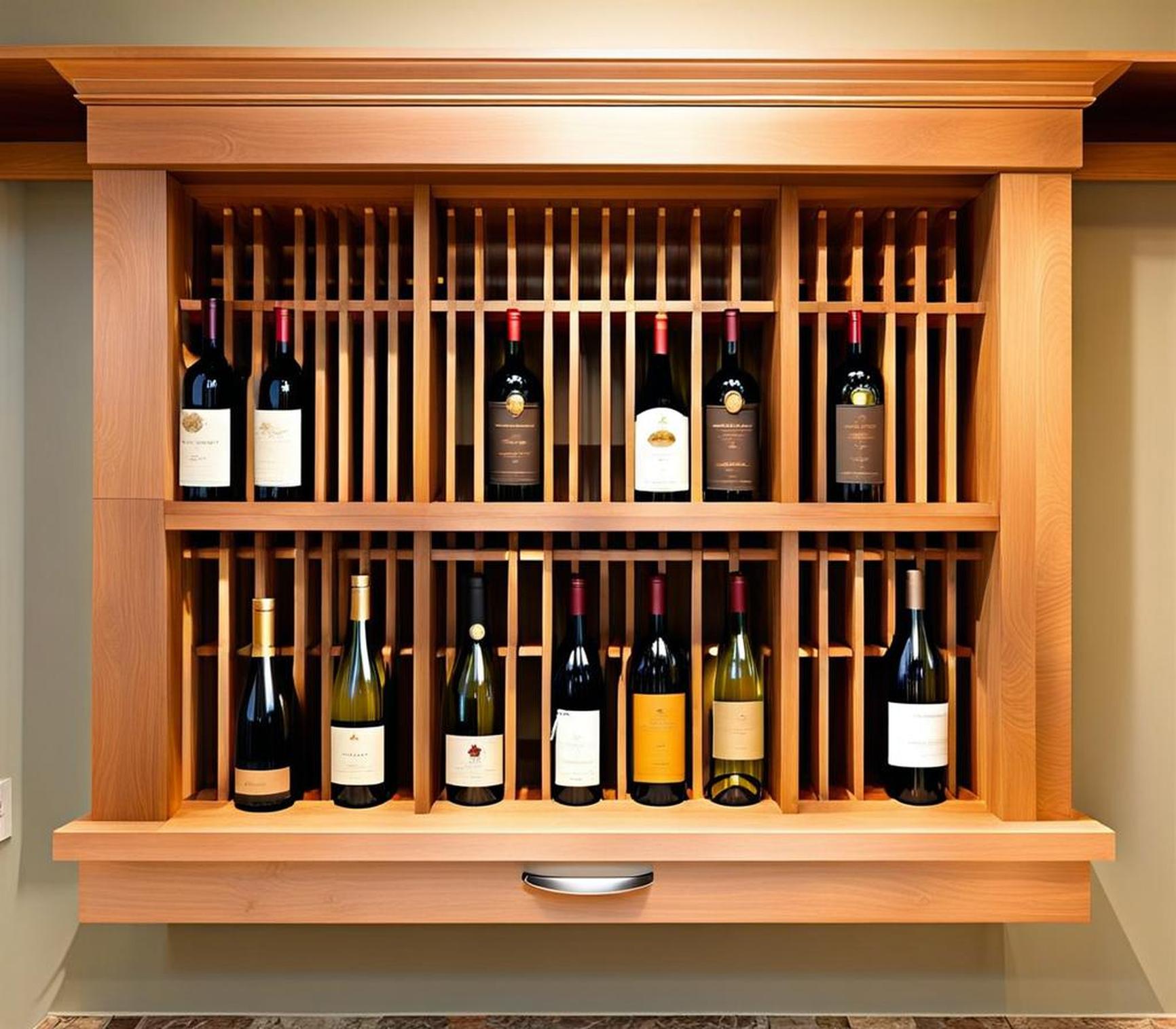 wine rack ideas for small kitchen