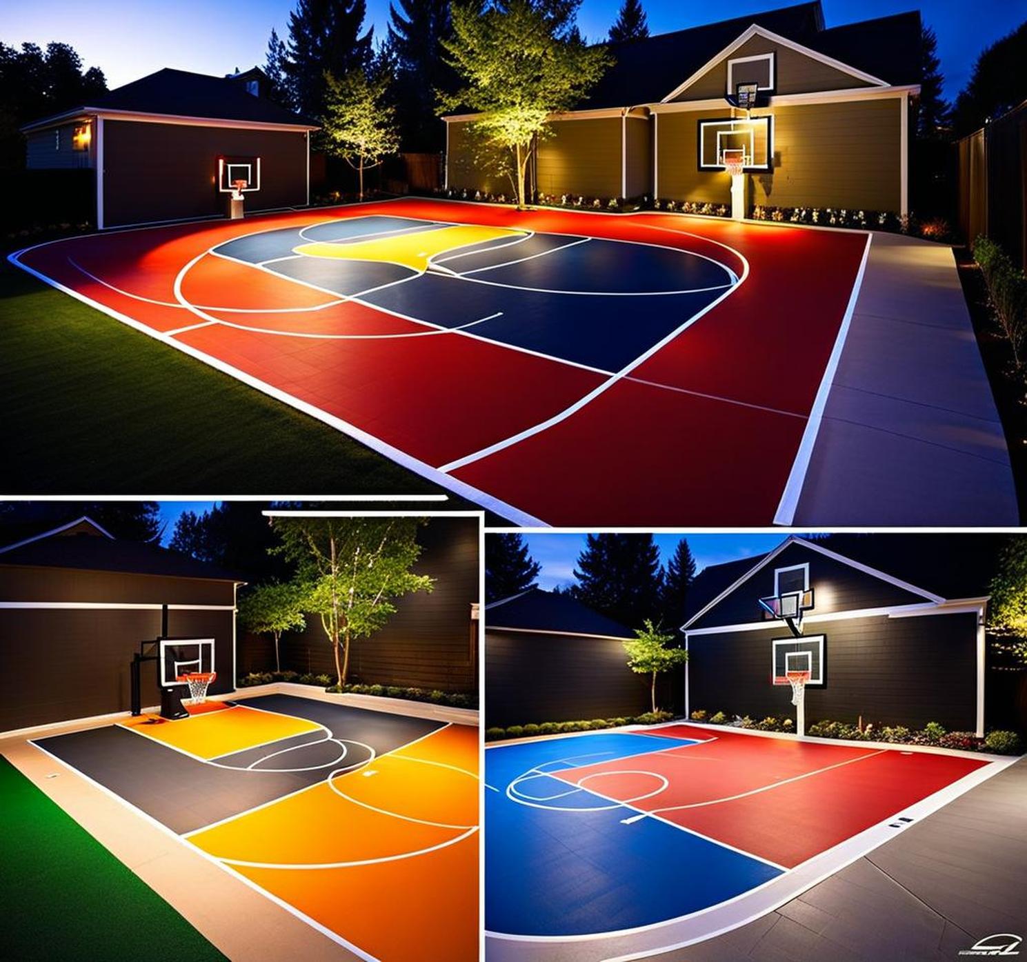 small backyard basketball court ideas