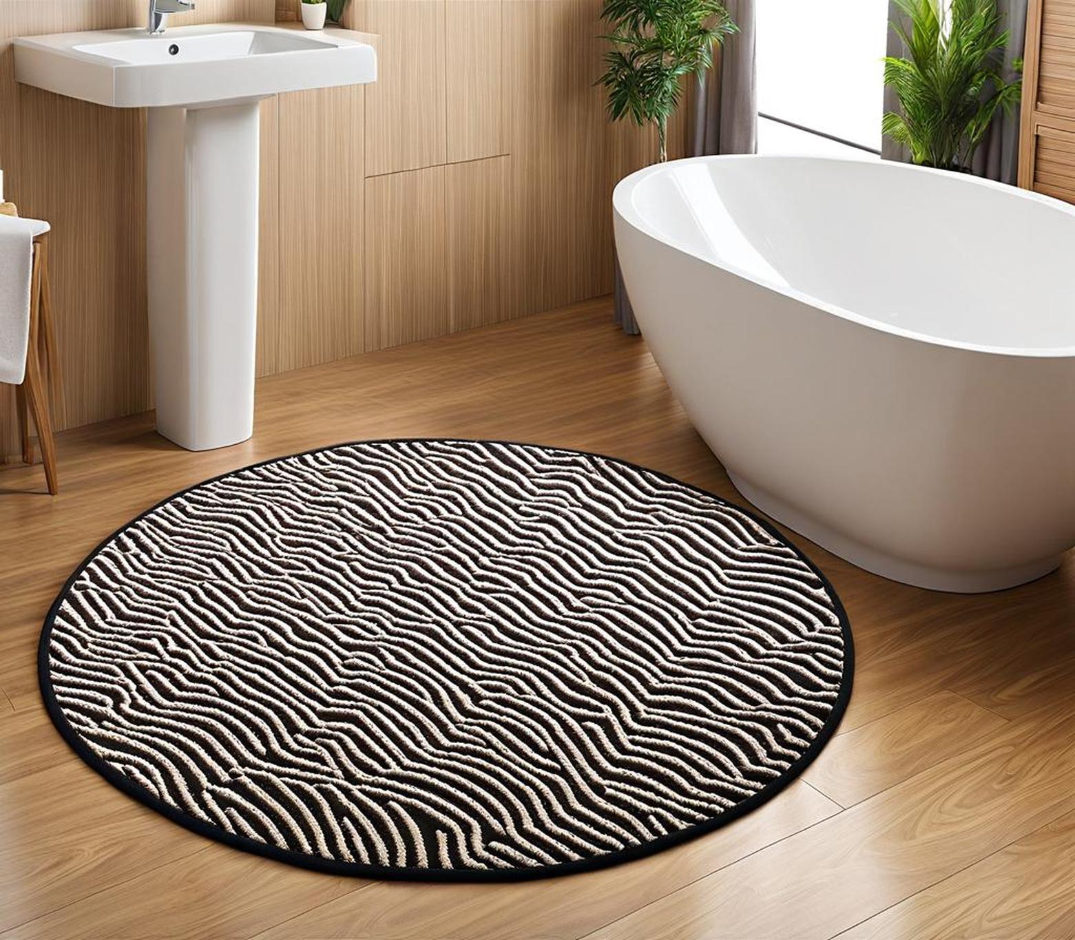 half circle bathroom rugs