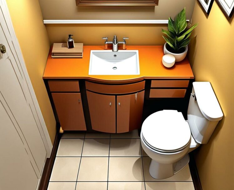 What's the Right Distance Between Toilet & Vanity? Follow This Easy
