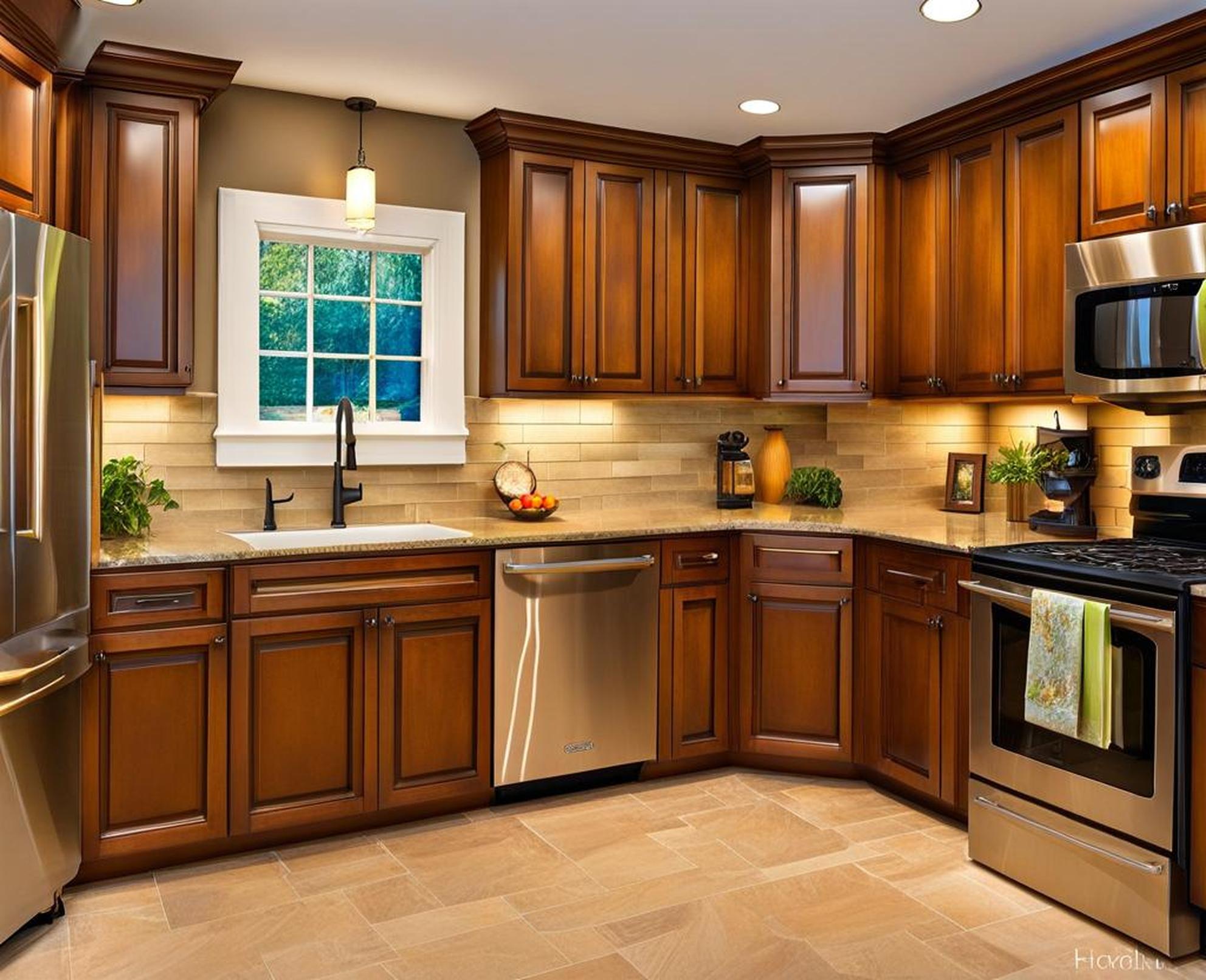 kitchen cabinets with soffit