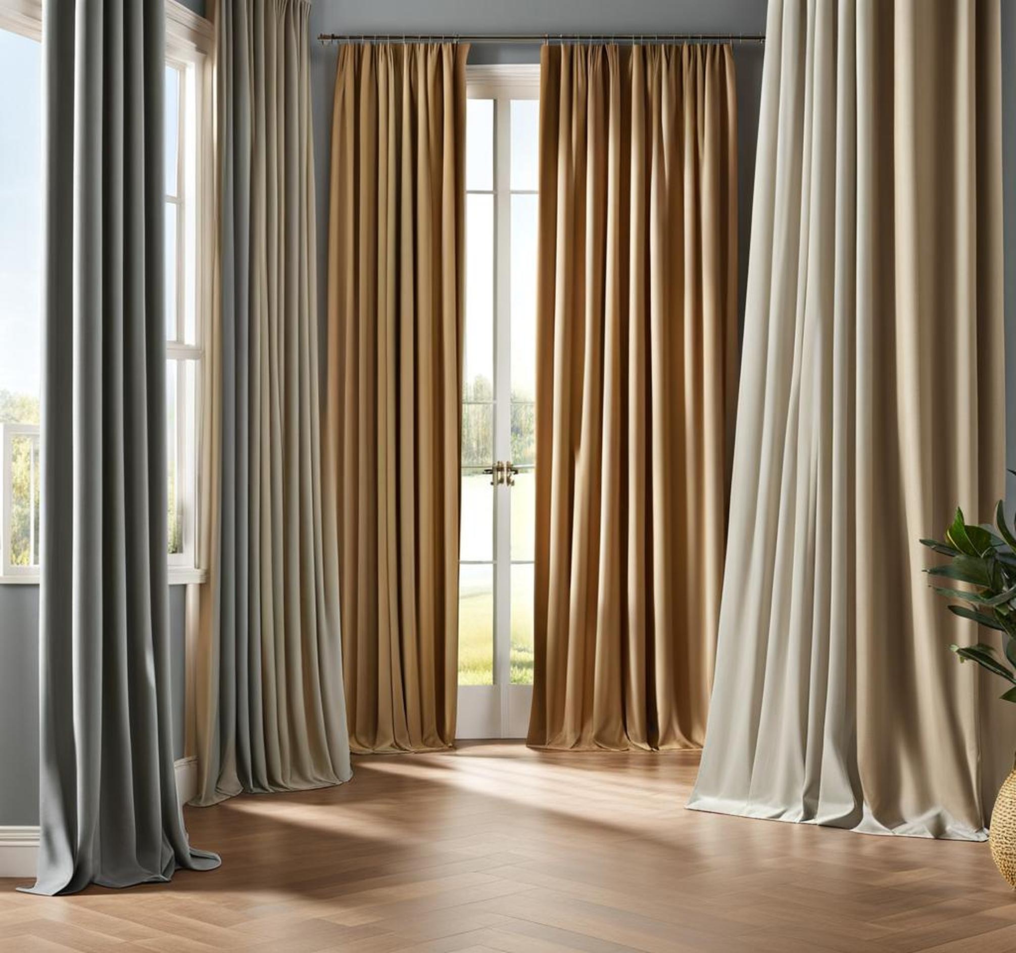 blackout curtains with sheer underlay