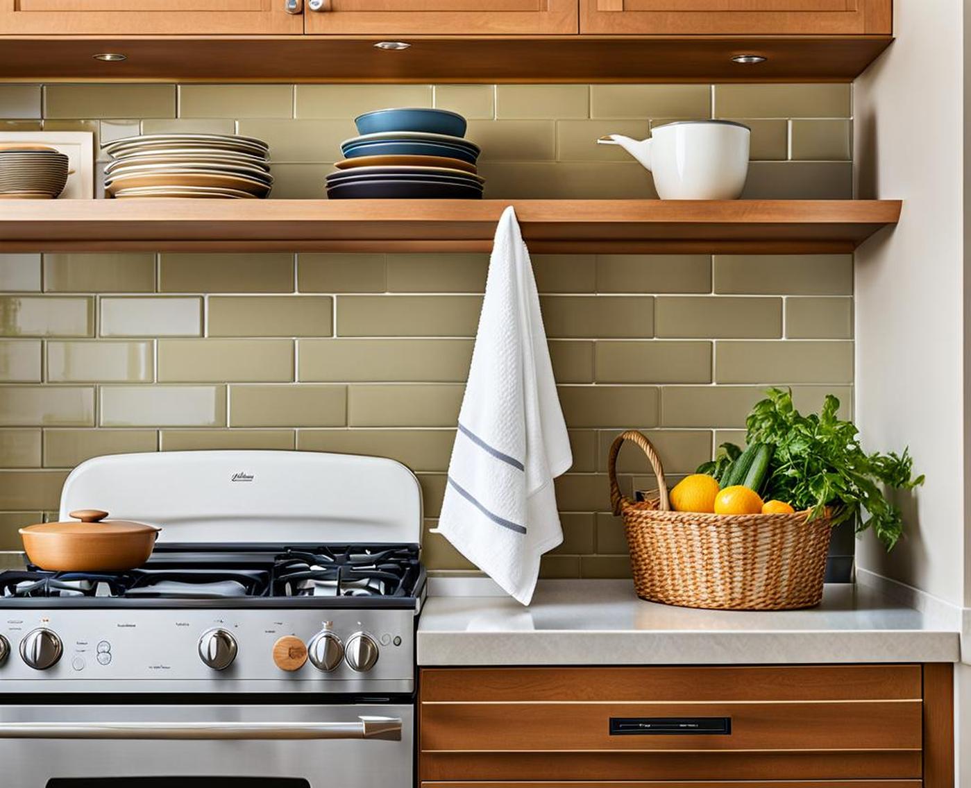 where to hang kitchen towels