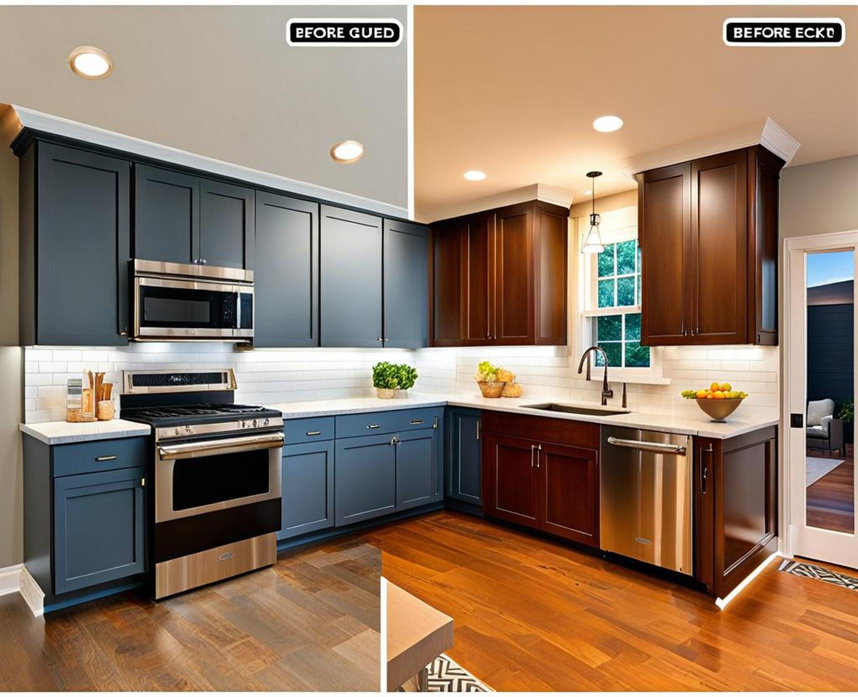 remodeled kitchens before and after