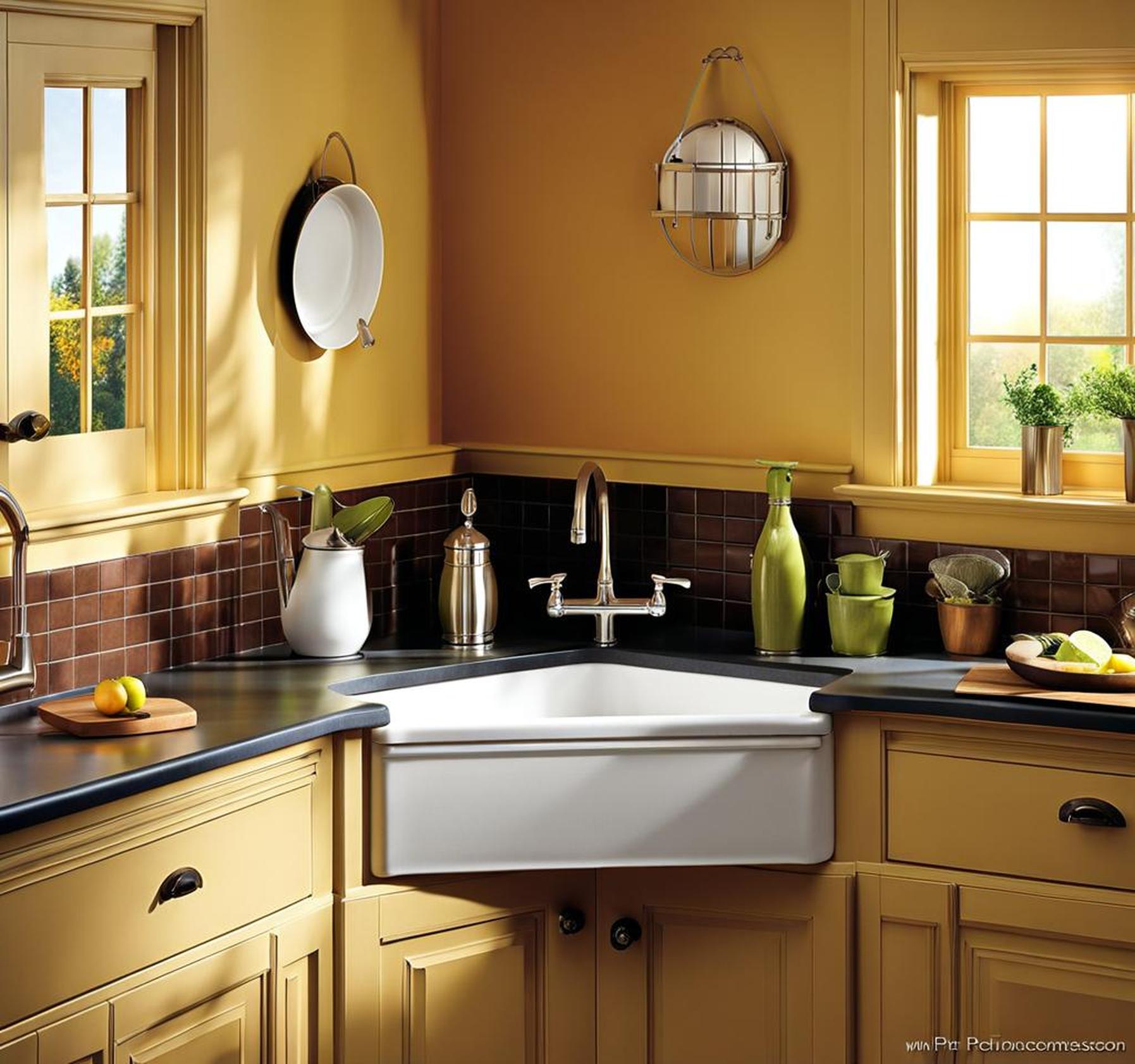corner sinks in kitchens