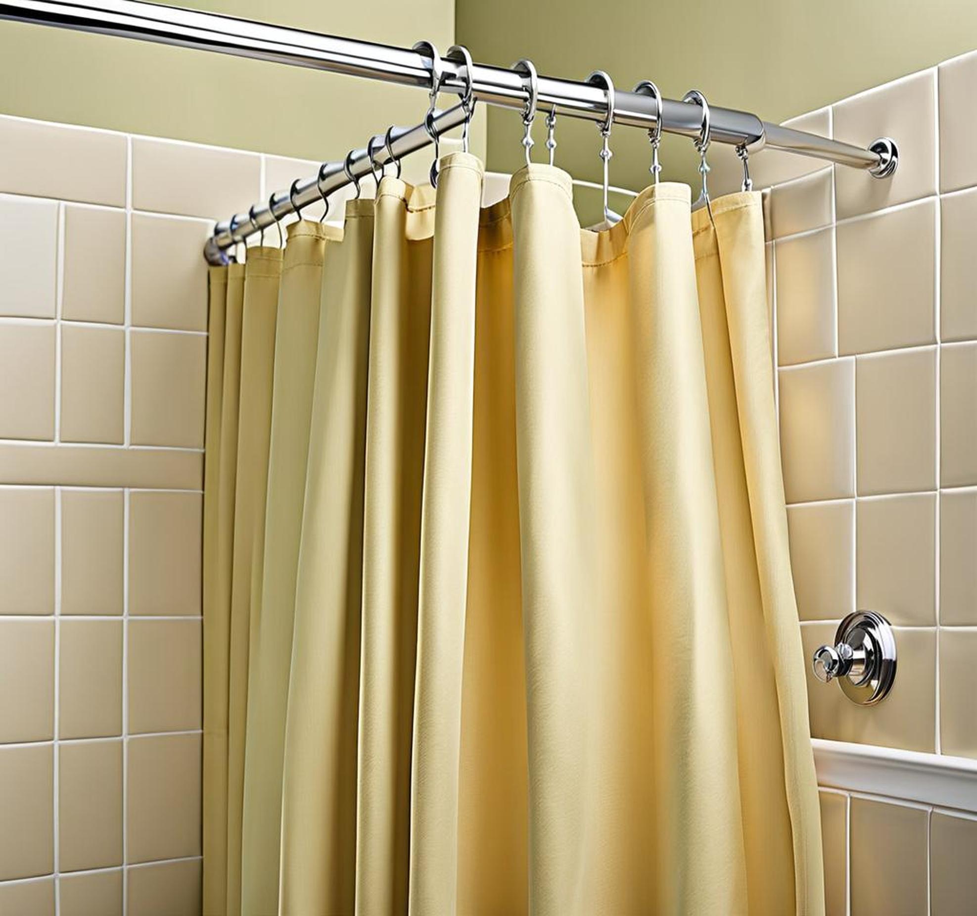 garden tub shower curtain rod