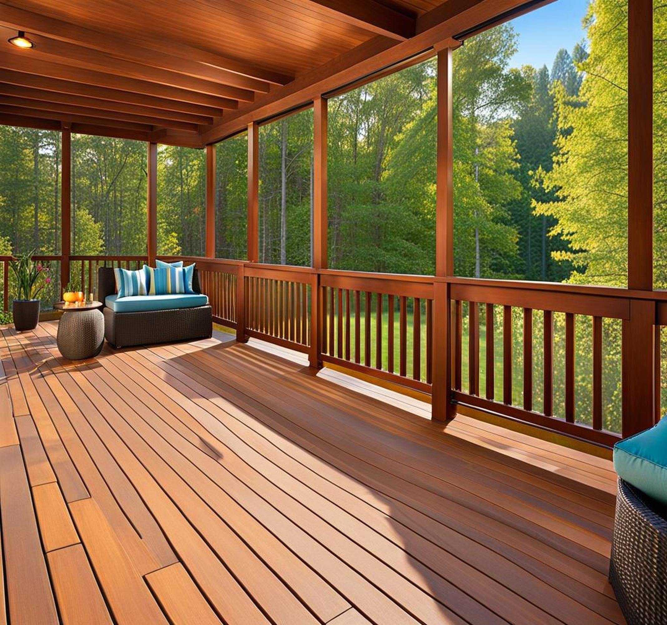 inexpensive ways to screen in a deck