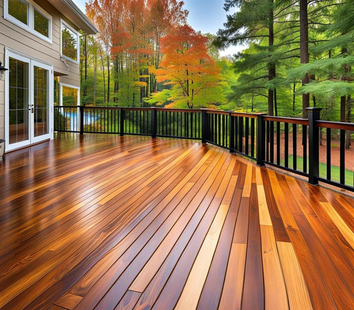 how long to let deck dry before staining