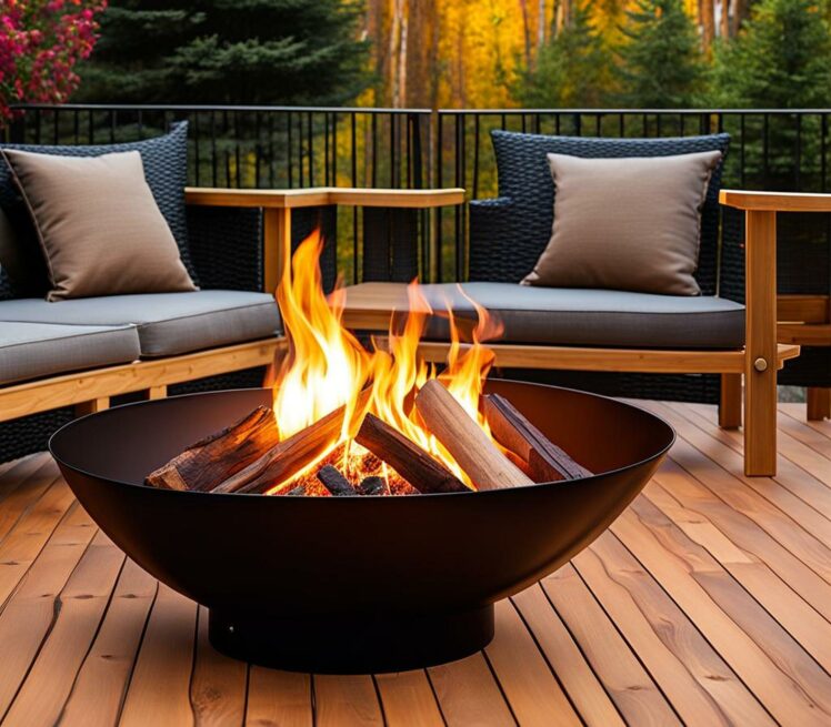 Flame On! Safely Install Firepits for Your Wooden Deck - Tiponthetrail.com