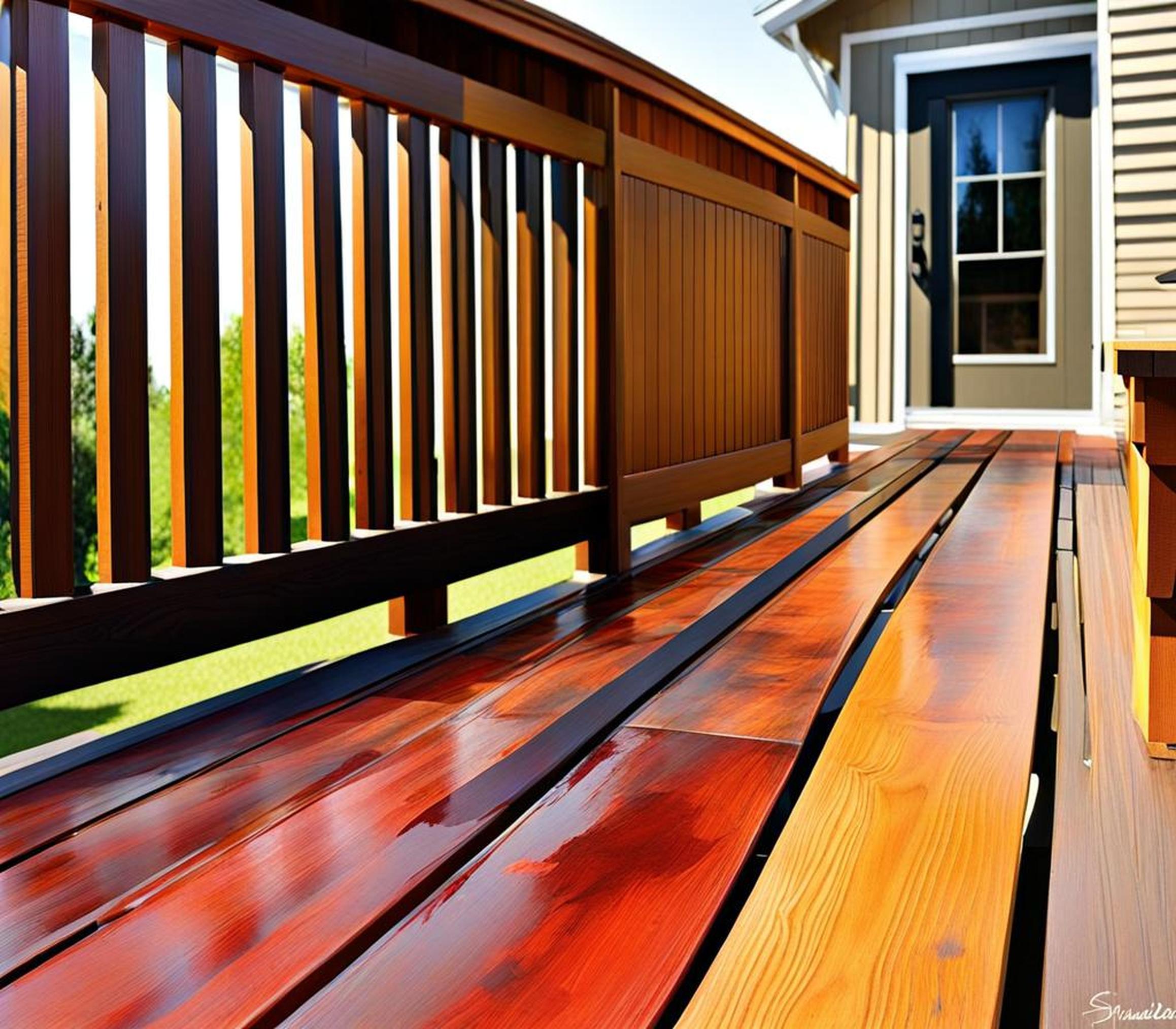 can you paint over deck stain