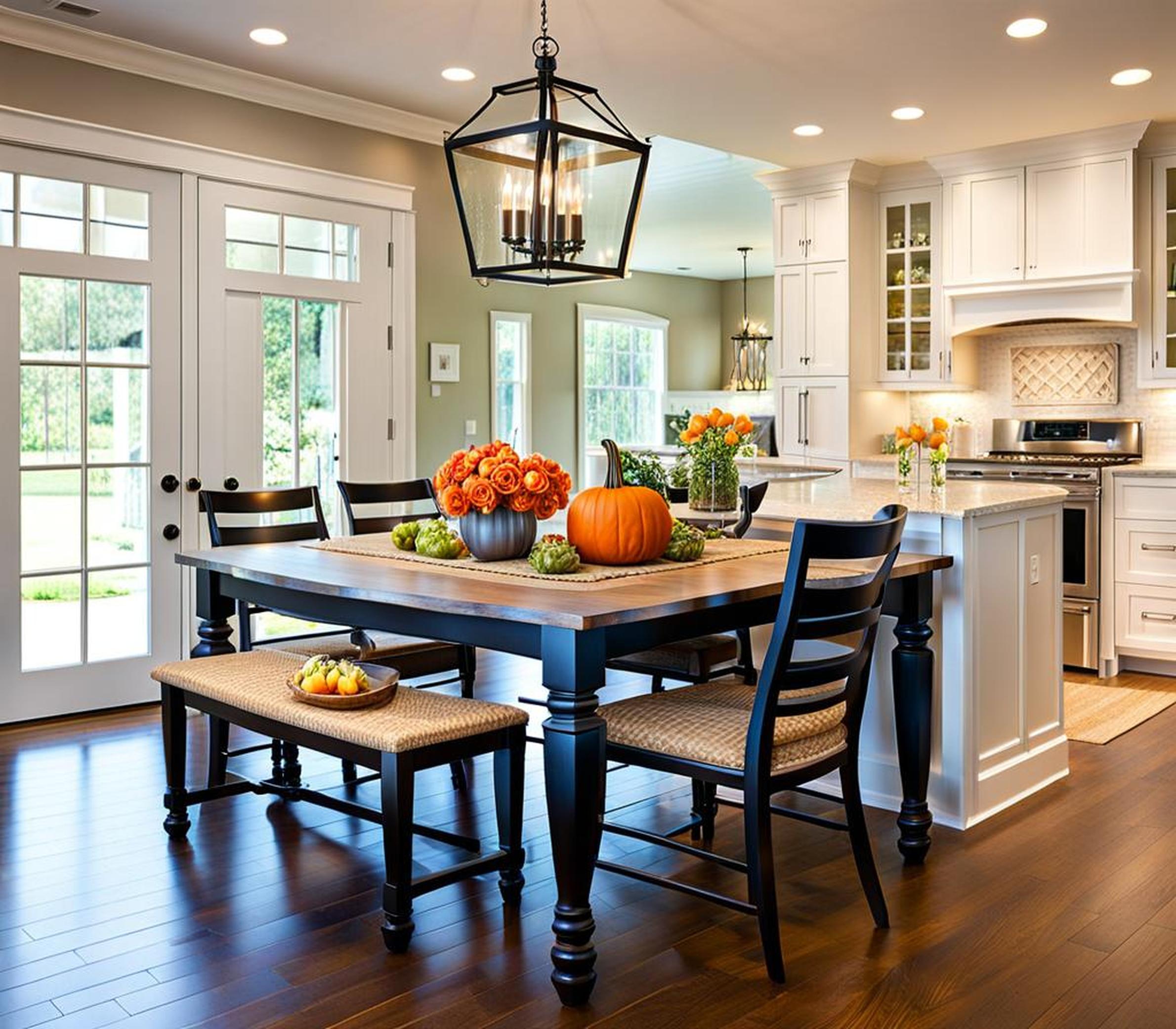 decorating ideas for kitchen table