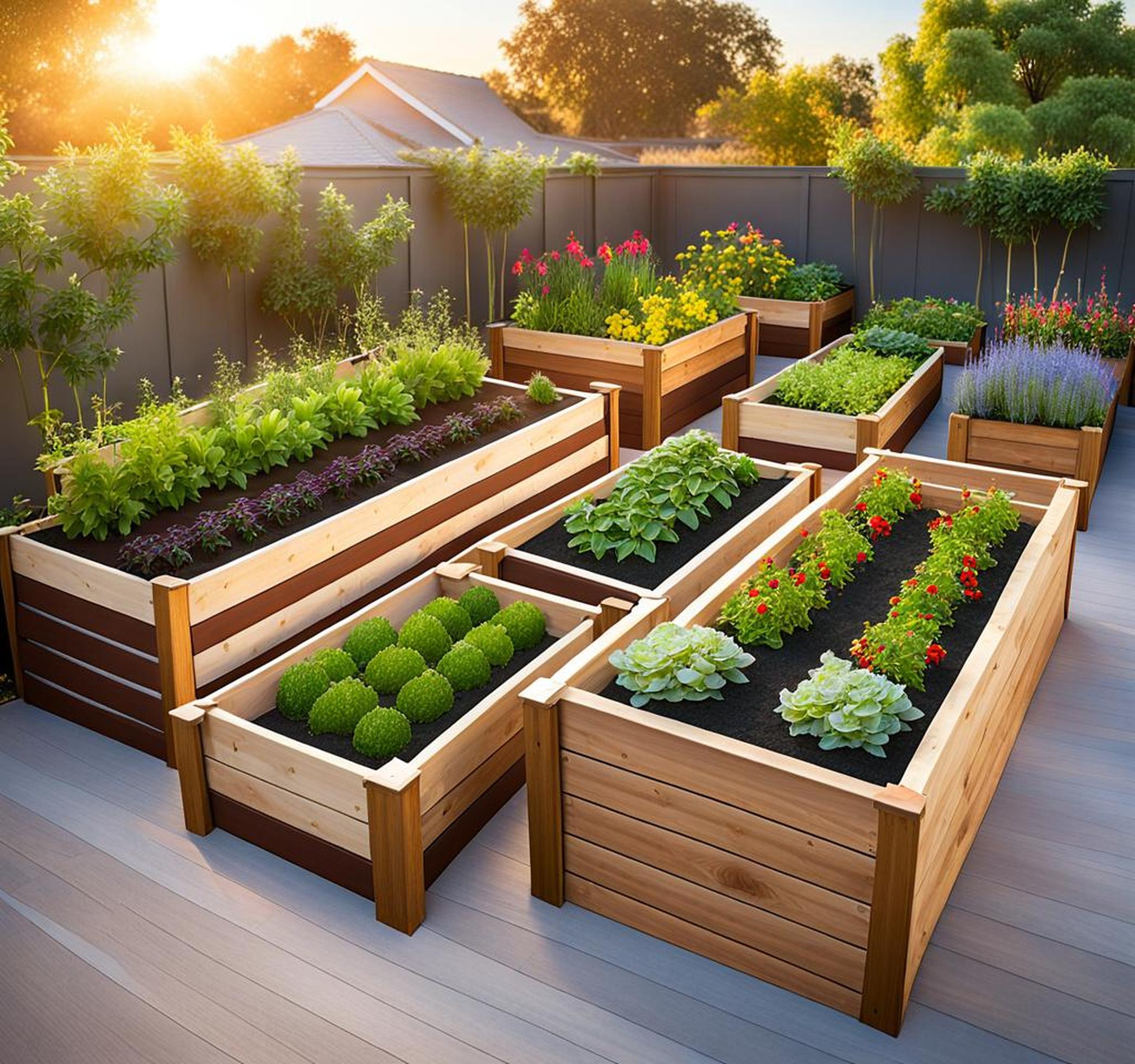 elevated raised beds for gardening