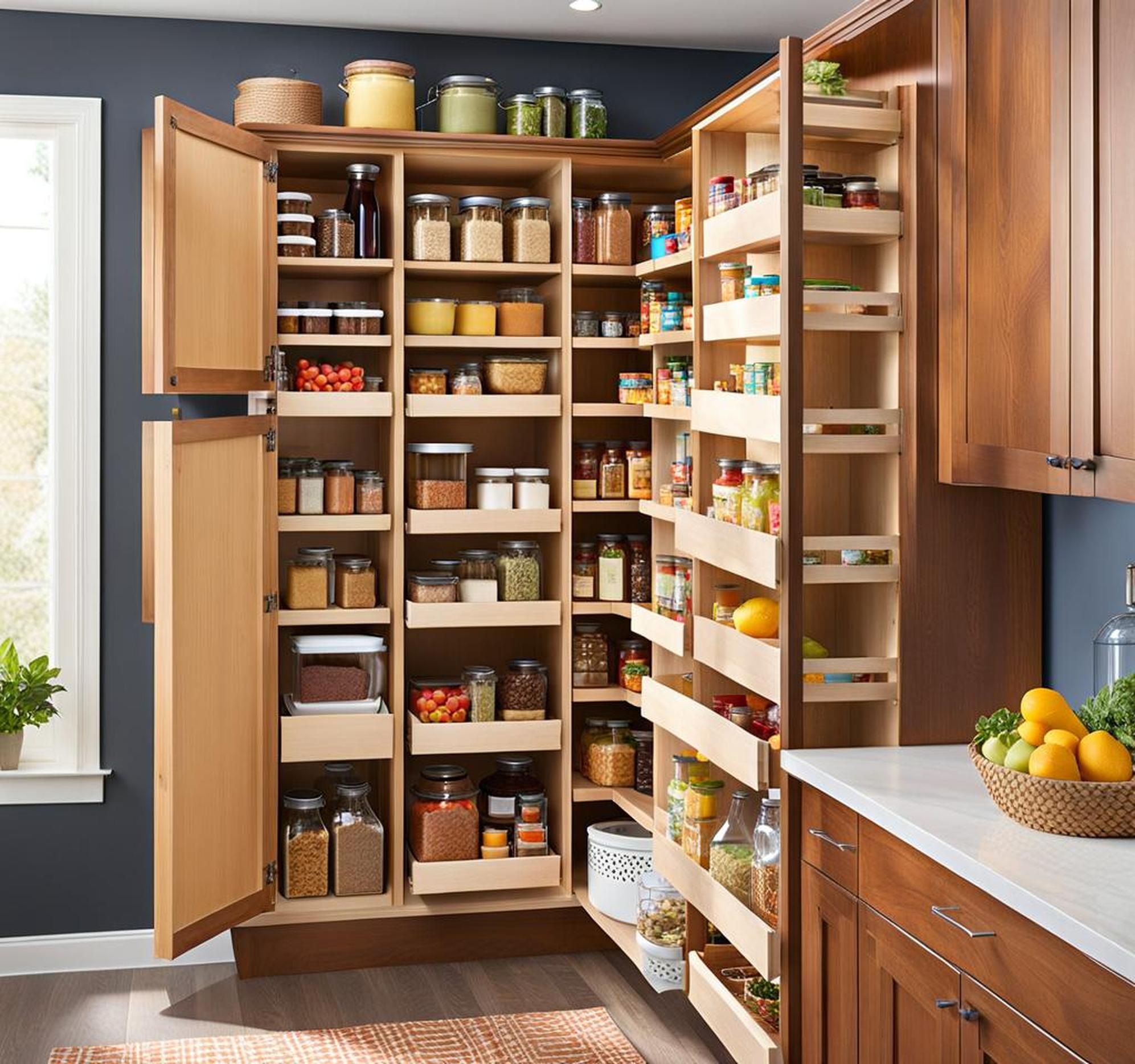 add pantry to small kitchen