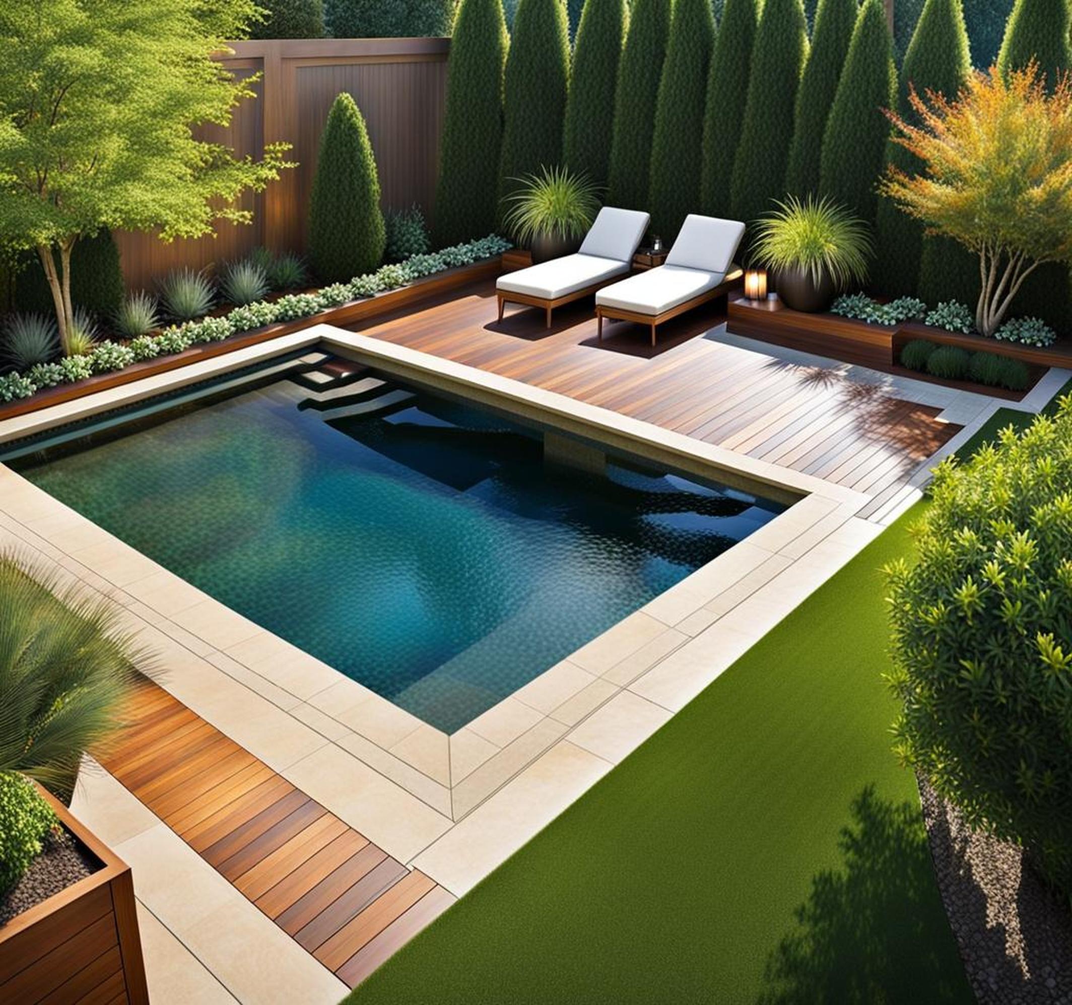 landscaping ideas to hide pool equipment