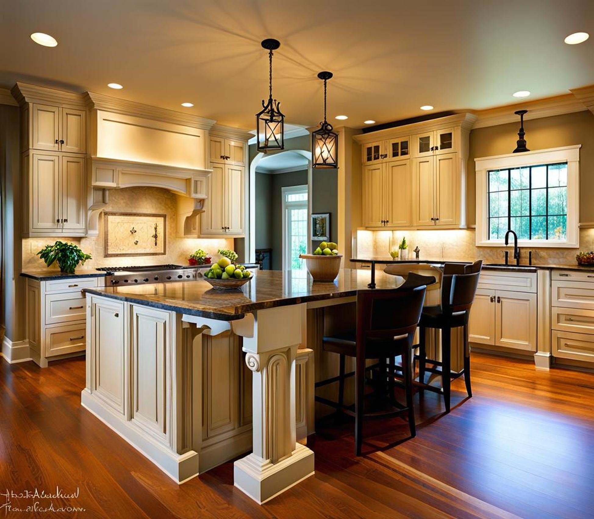 wood corbels for kitchen island