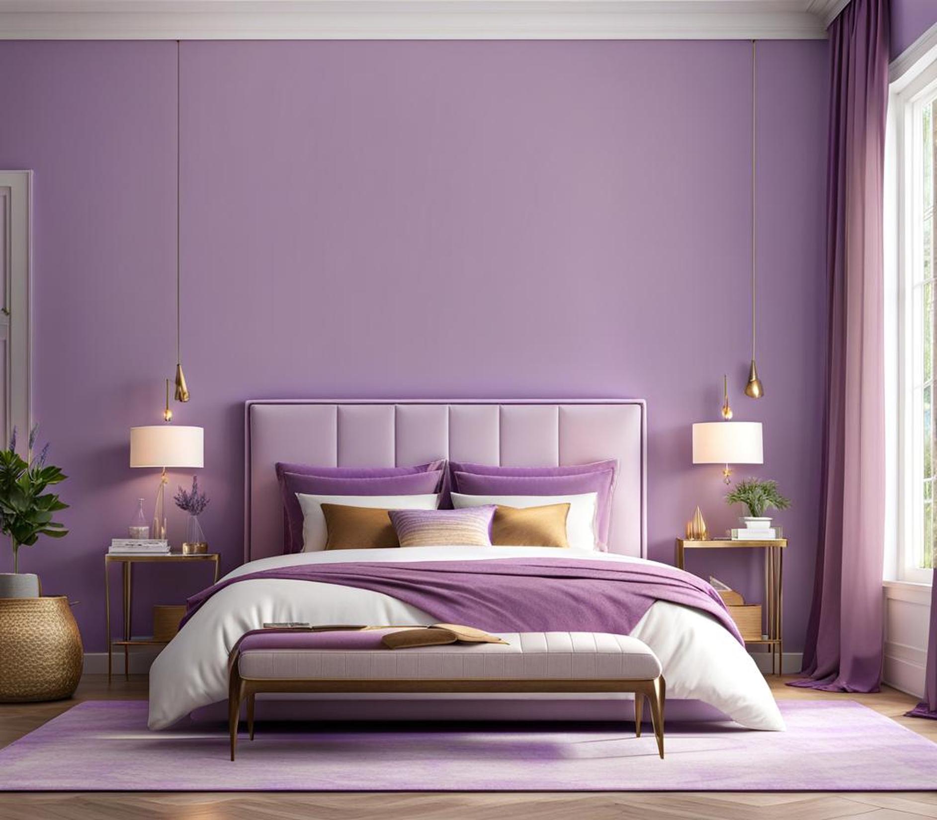 Refresh Your Bedroom With Soothing Lavender Paint