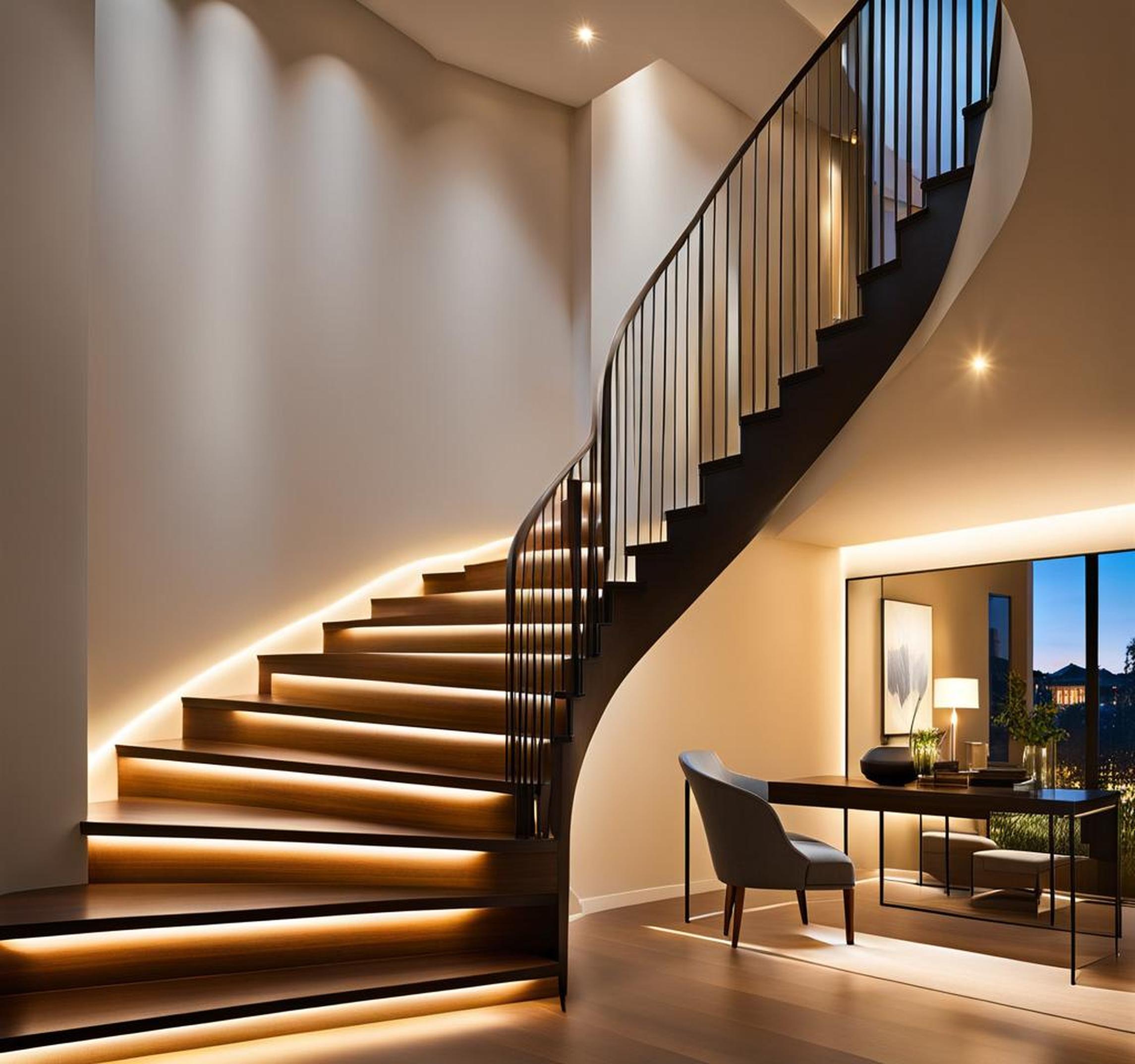 lighting for stairs and landings