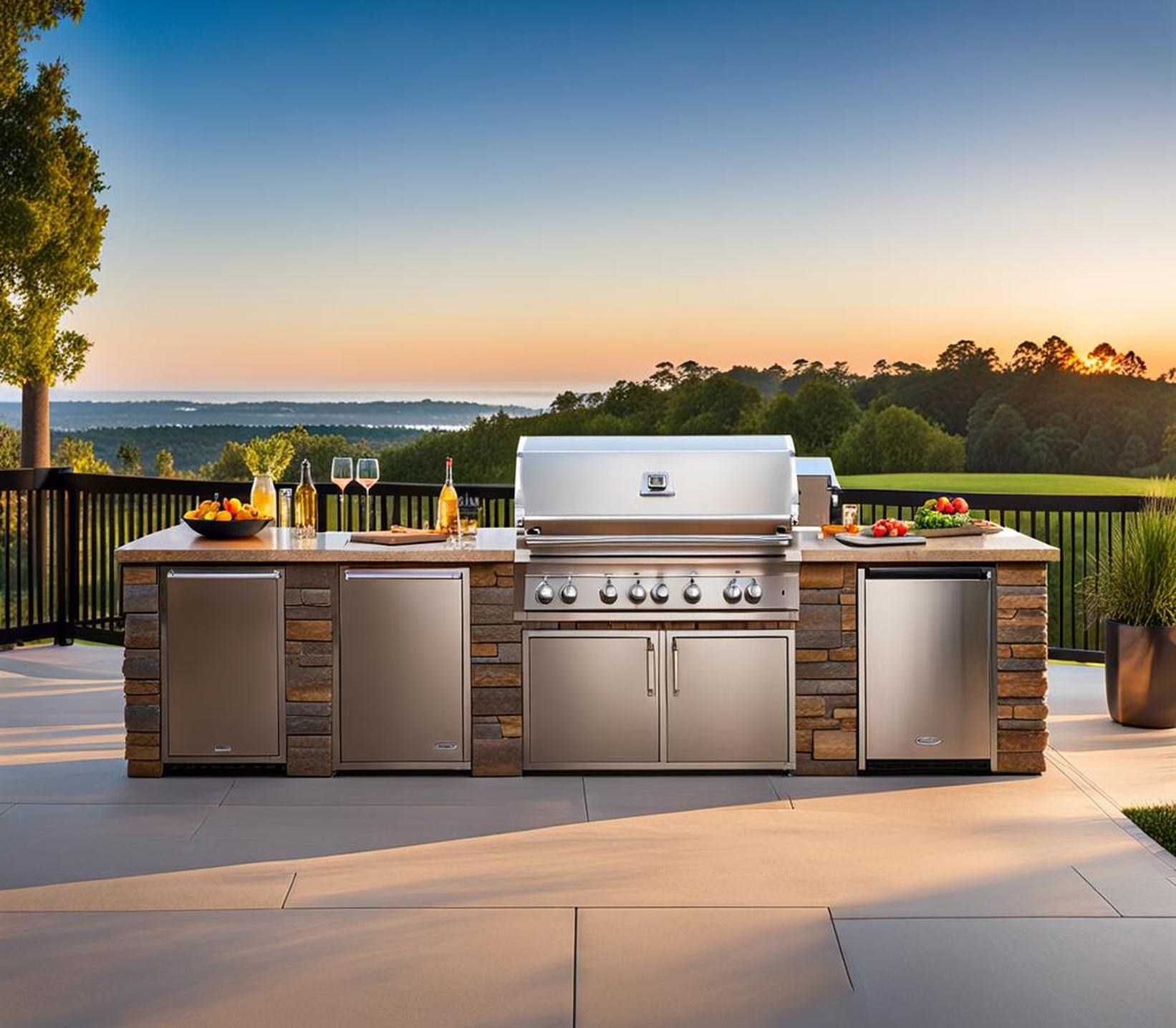 outdoor kitchen appliance packages