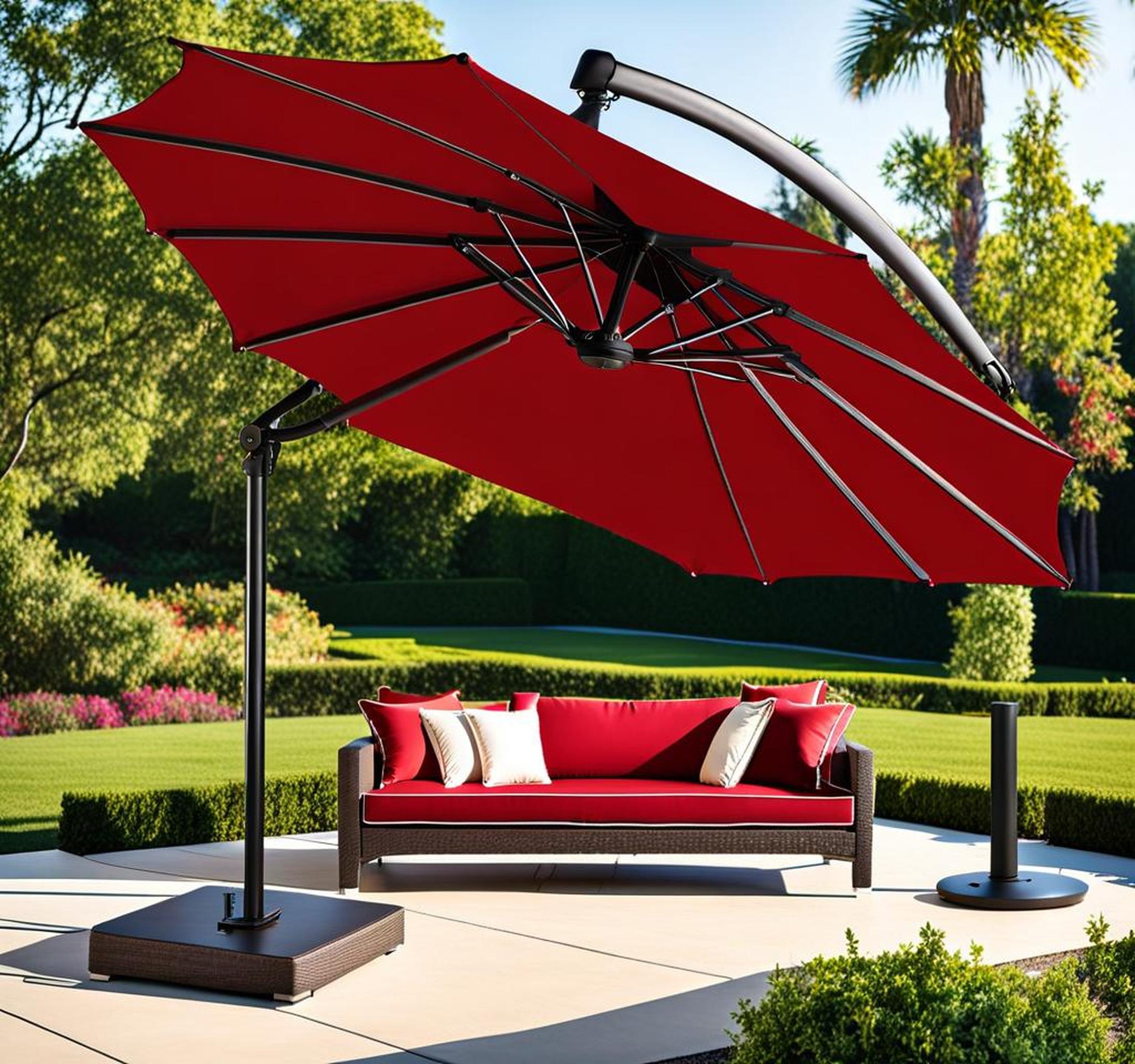 11 ft cantilever umbrella replacement canopy