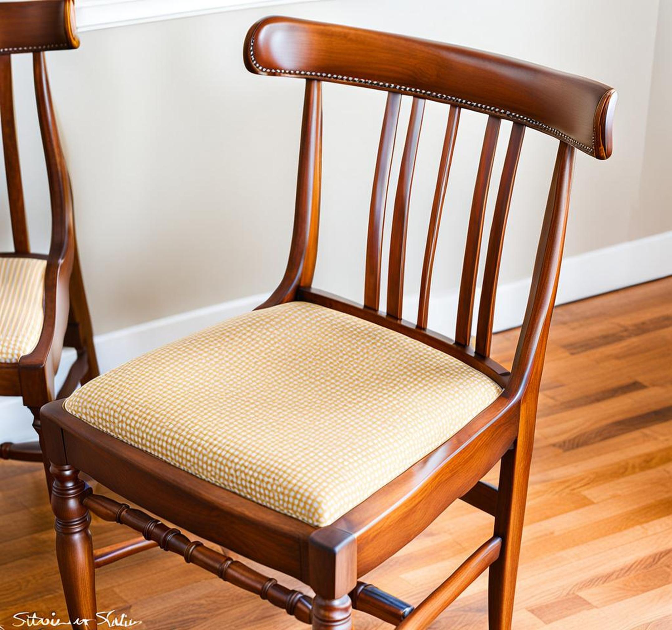 how to reupholster a kitchen chair