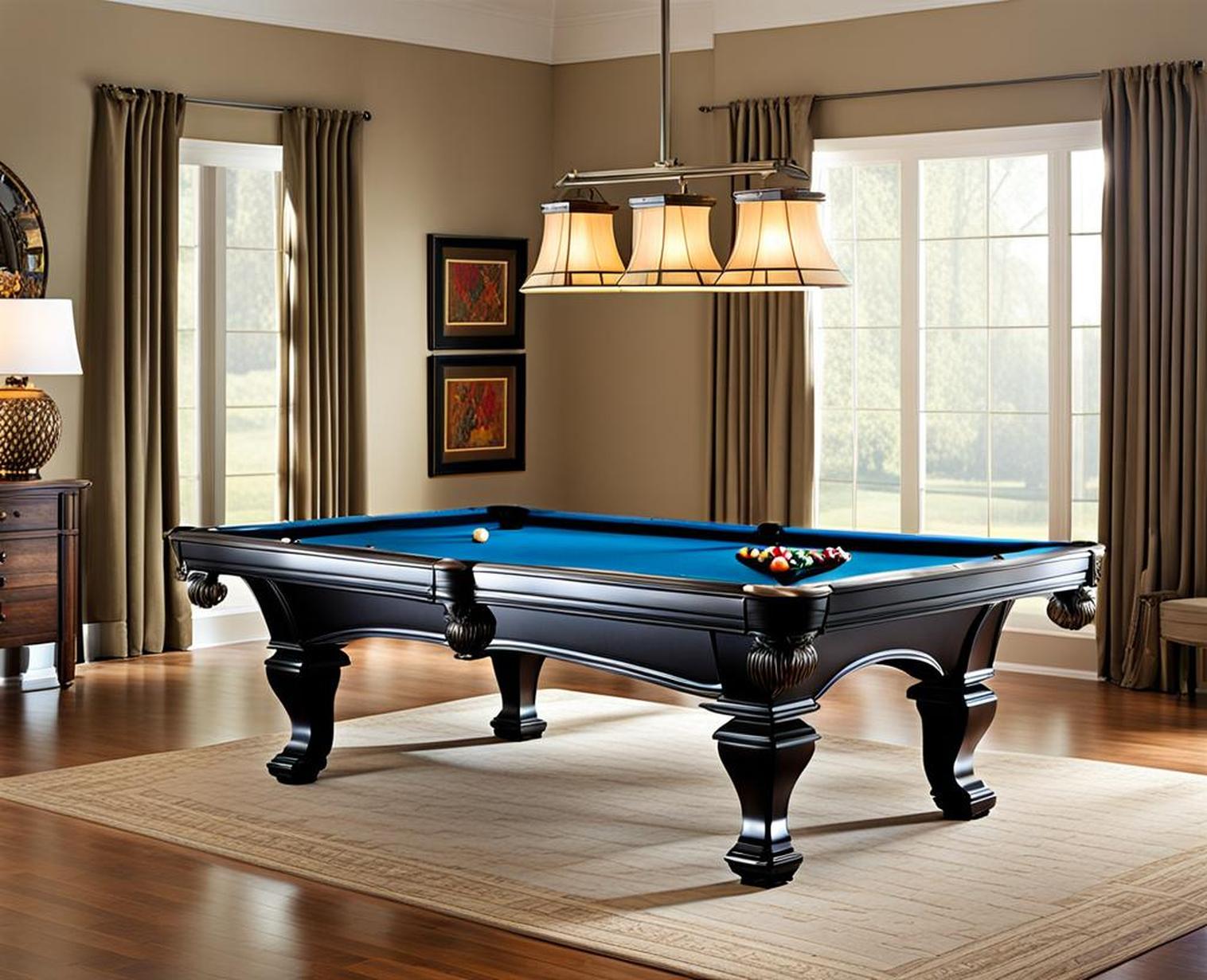 what size is a regulation pool table