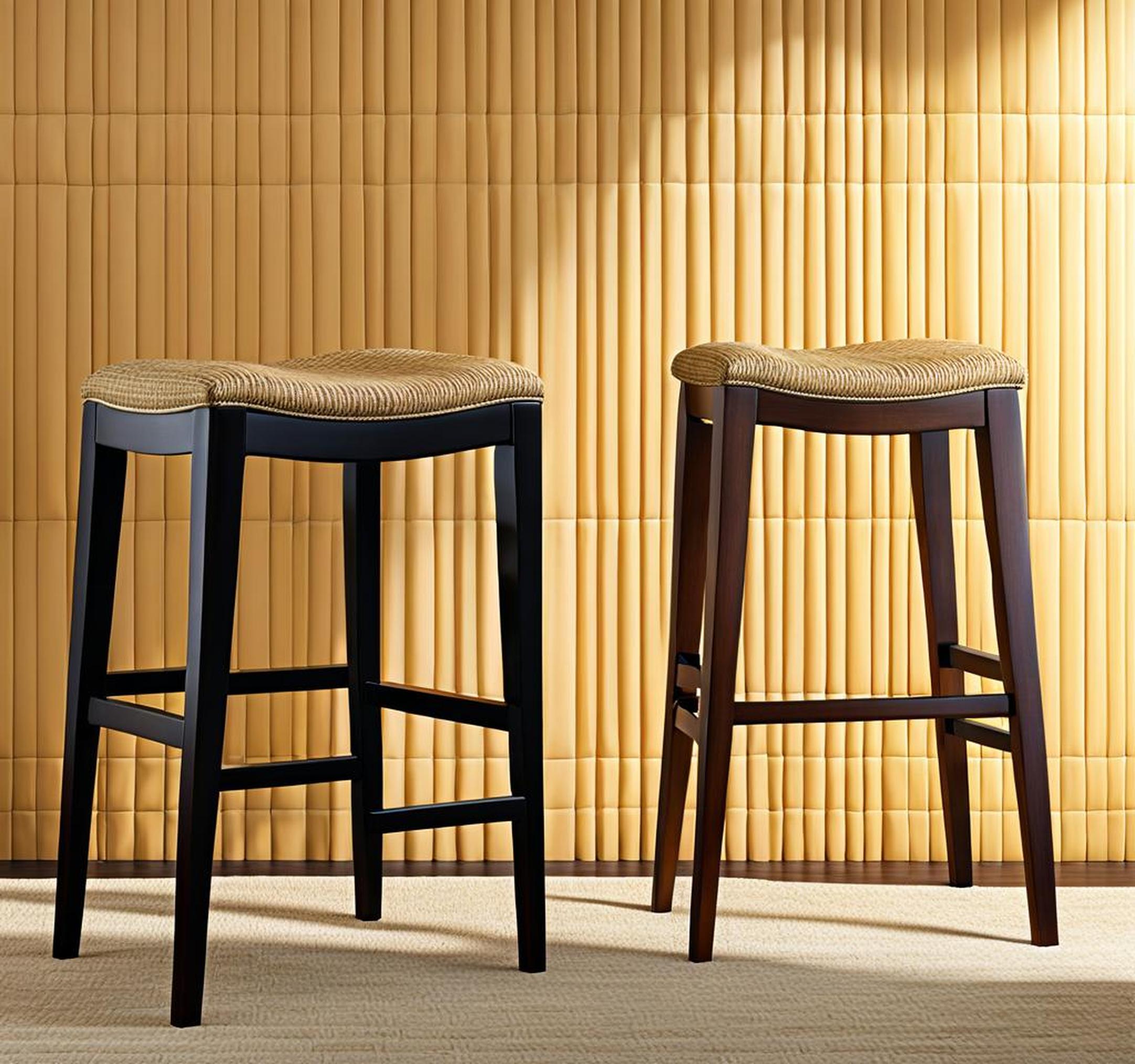 seagrass backless bar stools