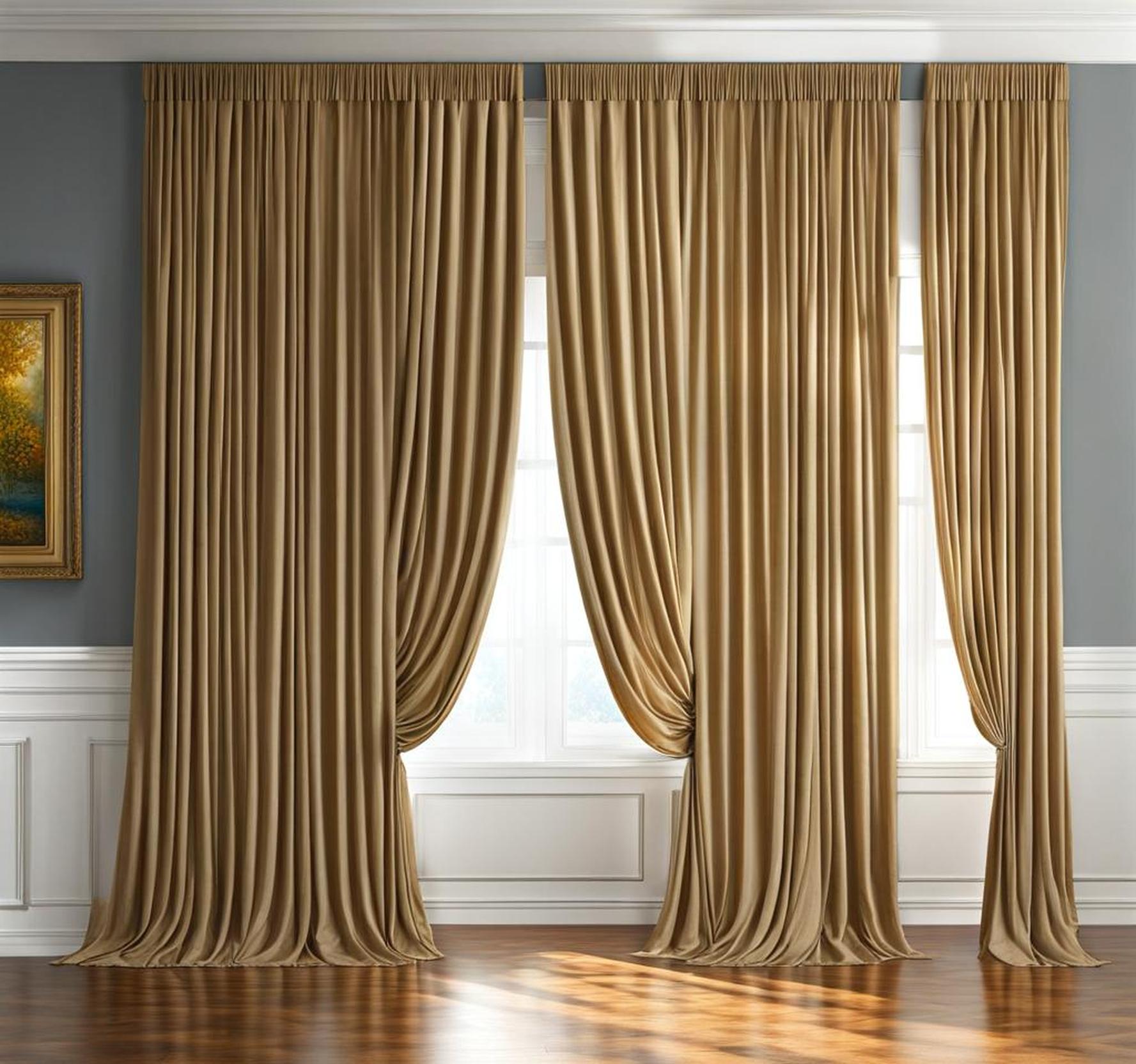 should drapes touch the floor