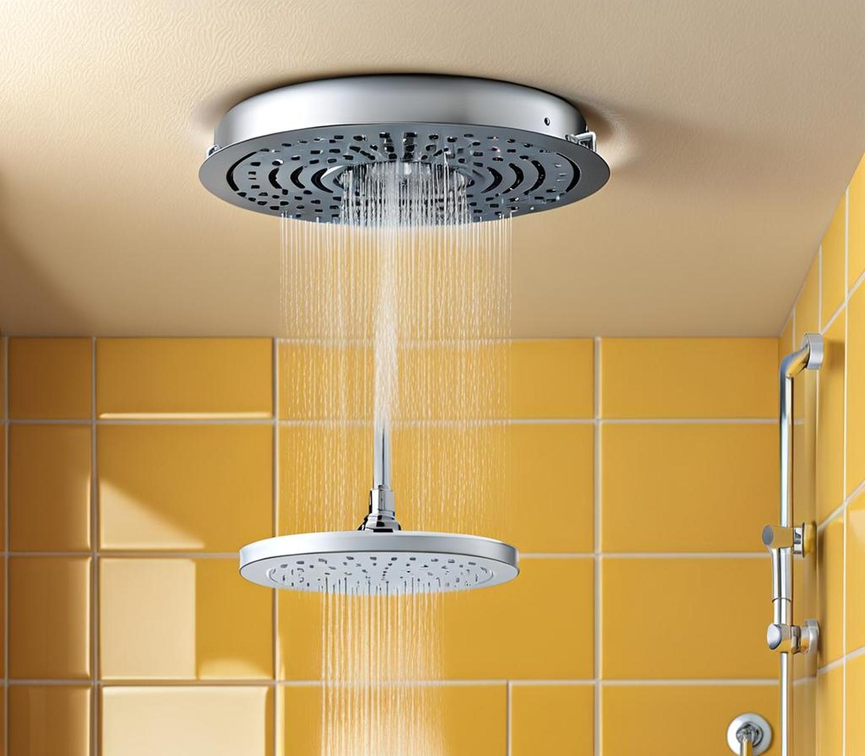 shower drain leaking through ceiling