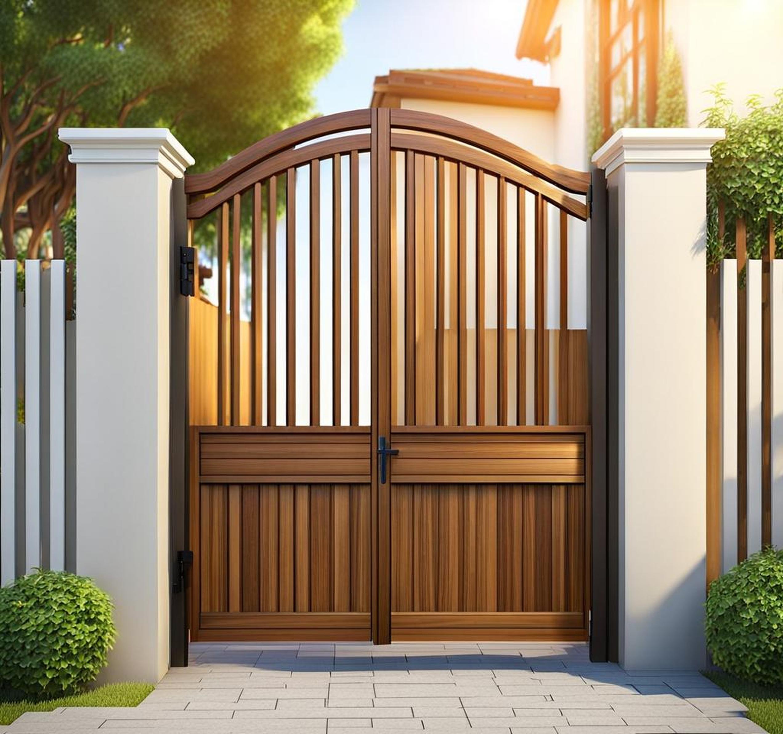 Construct a Sophisticated Wooden Gate That Wows in 4 Steps