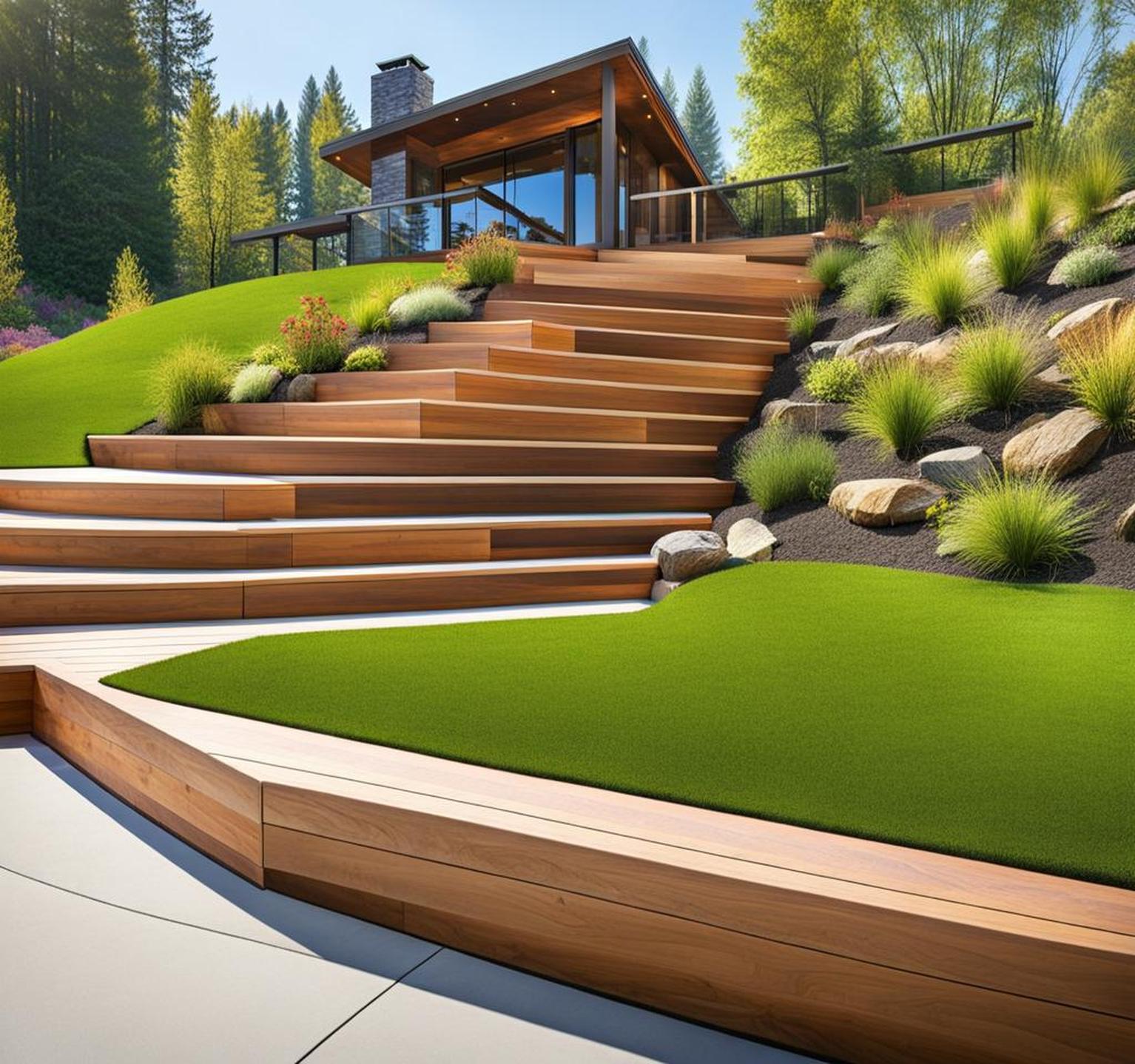 what to do with a sloped backyard
