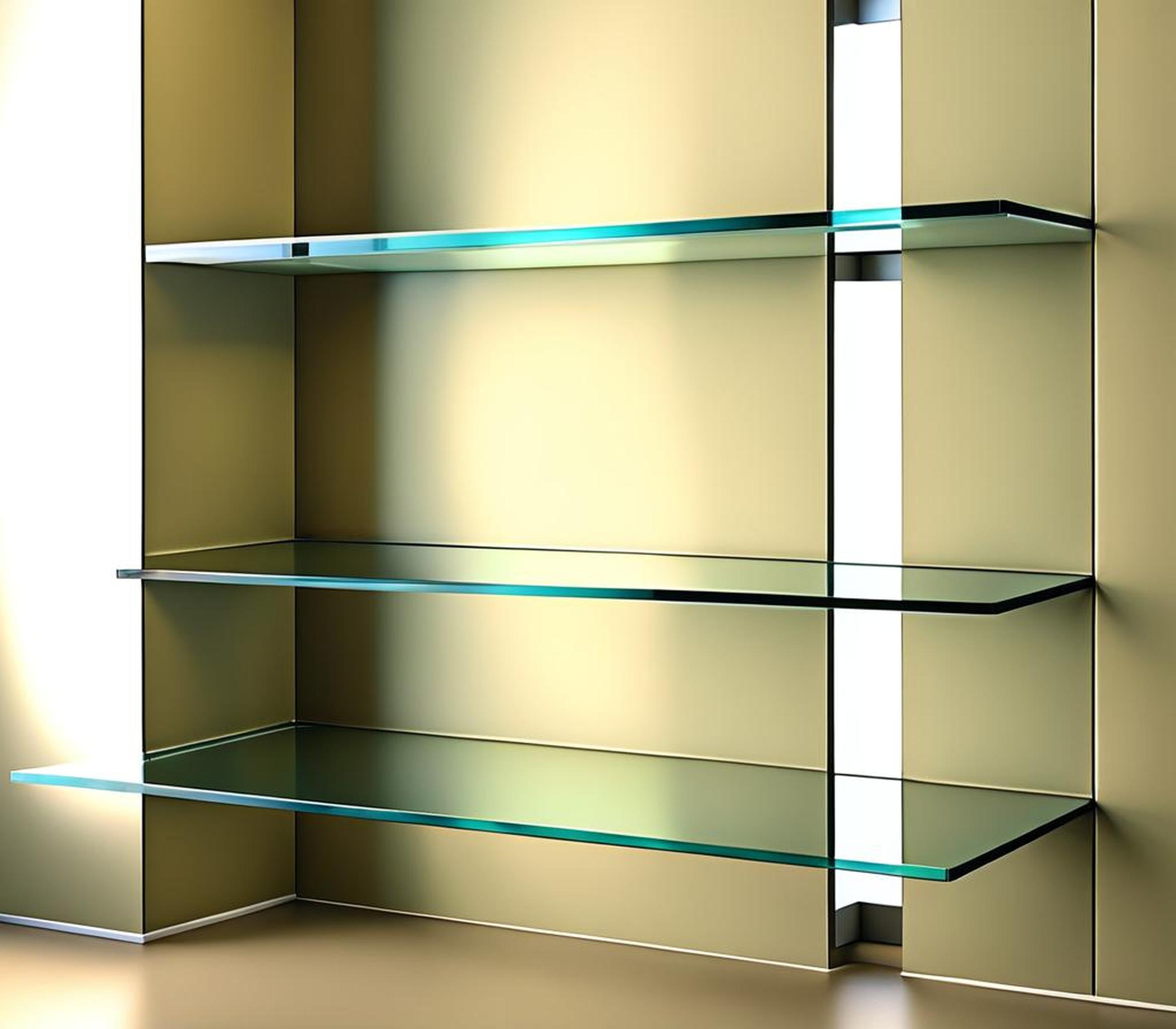 Floating Glass Shelves – The Contemporary Living Room Solution