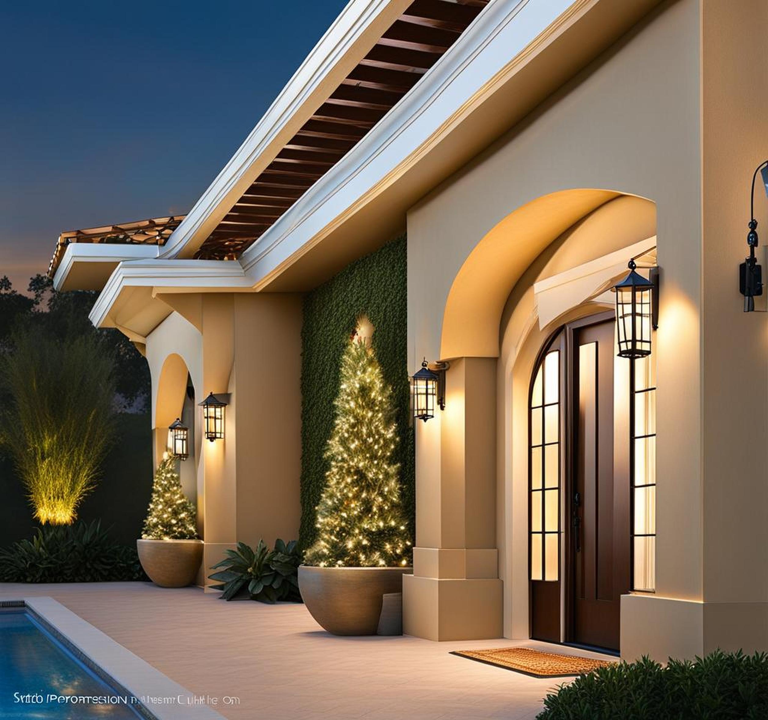 how to hang lights on stucco without drilling