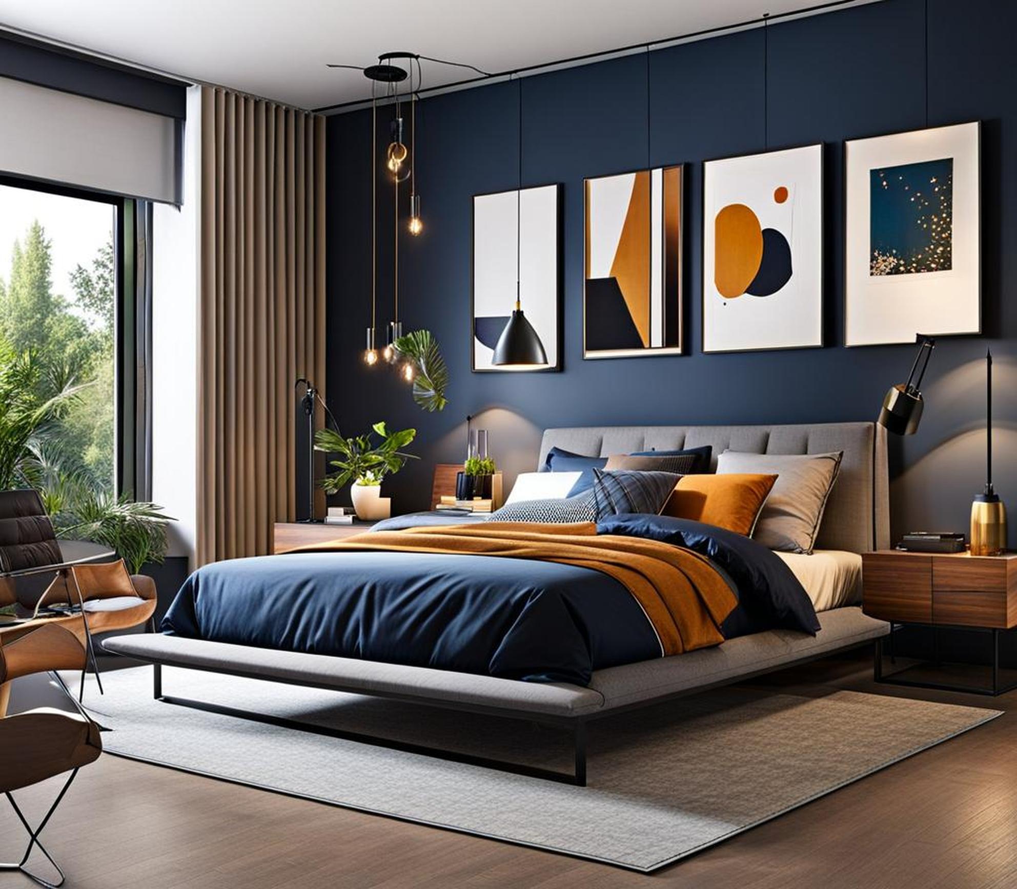 male bedroom ideas on a budget