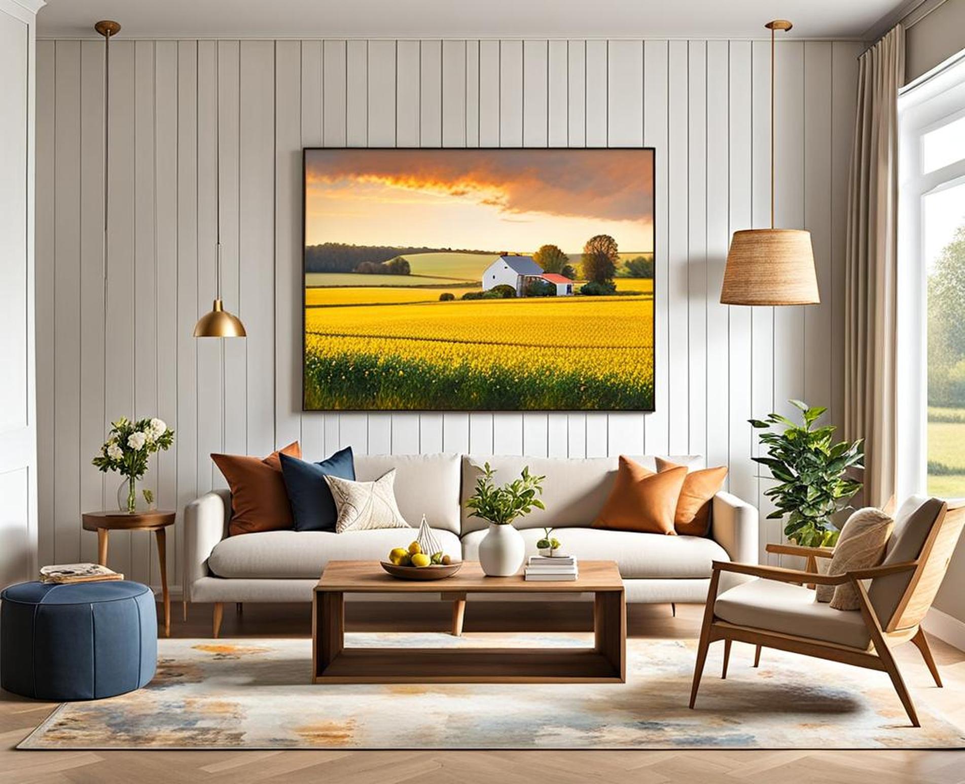 farmhouse artwork for living room