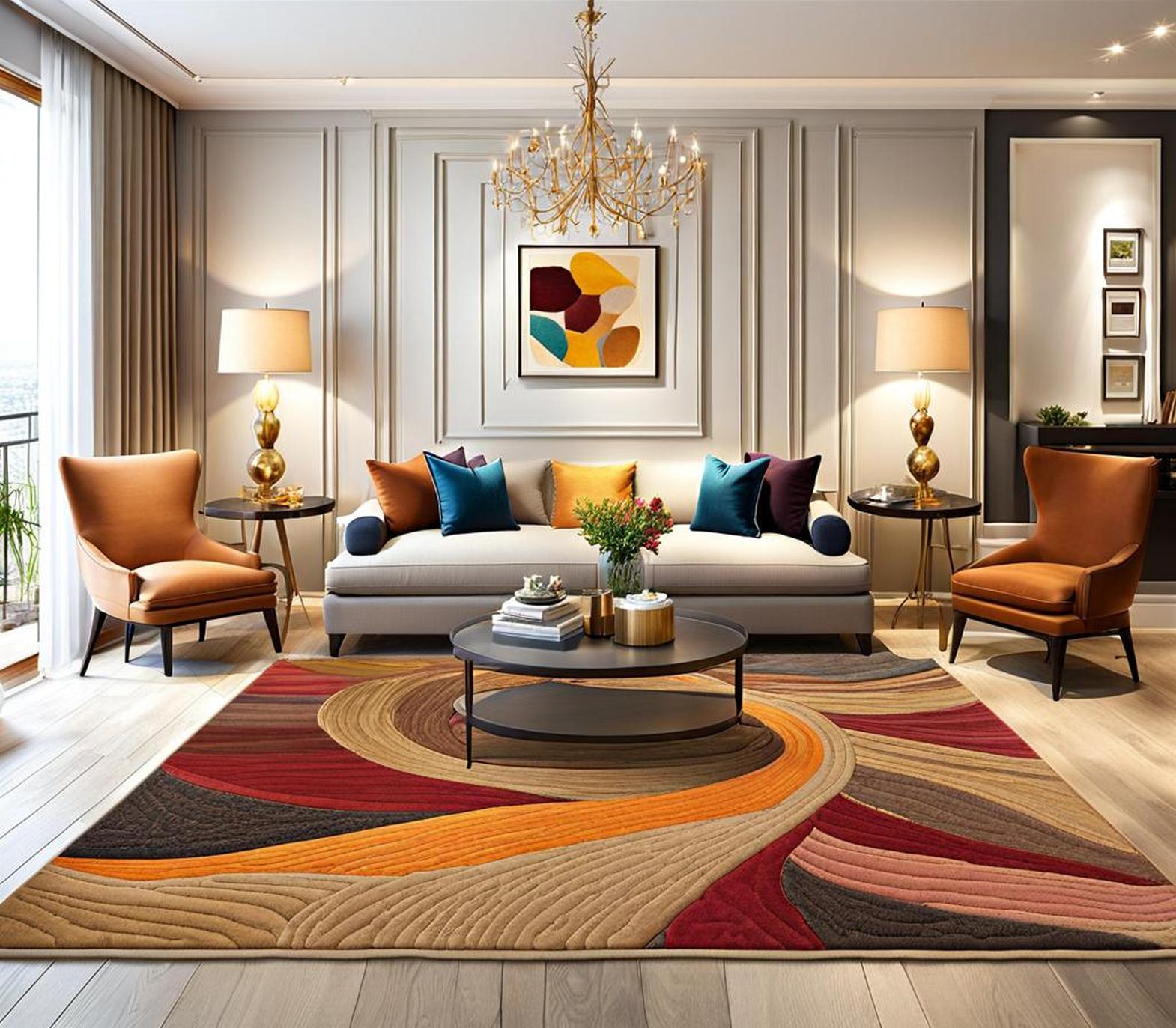 rugs in living room ideas