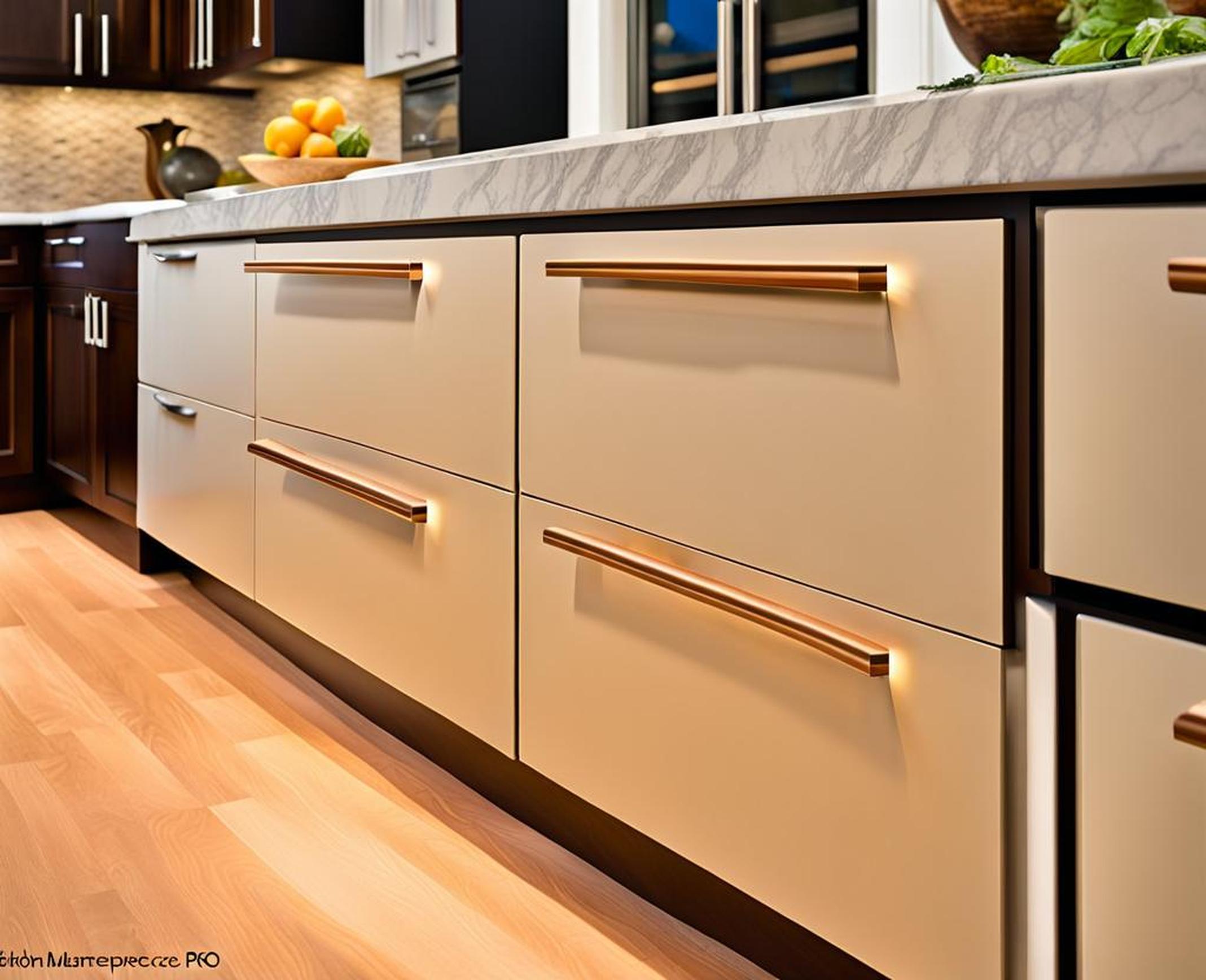 where to place kitchen cabinet handles