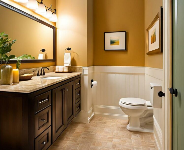 Small Bathroom? Brighten with These Paint Ideas for Zero Natural Light