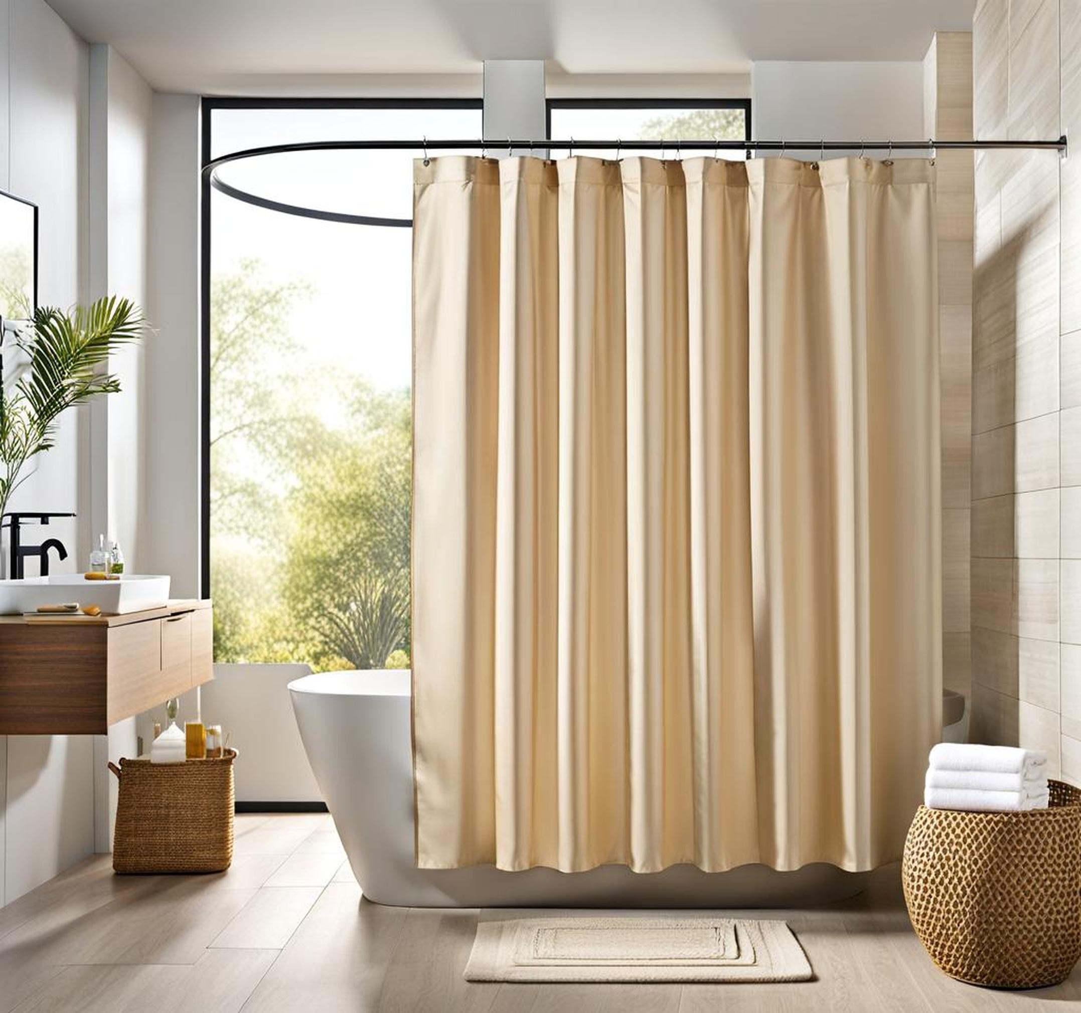 best shower curtains for small bathrooms