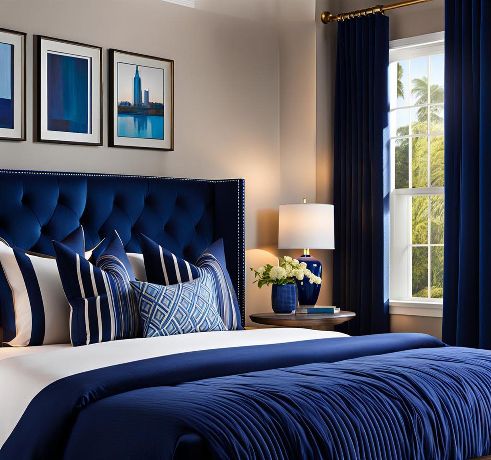 navy blue lamps for bedroom