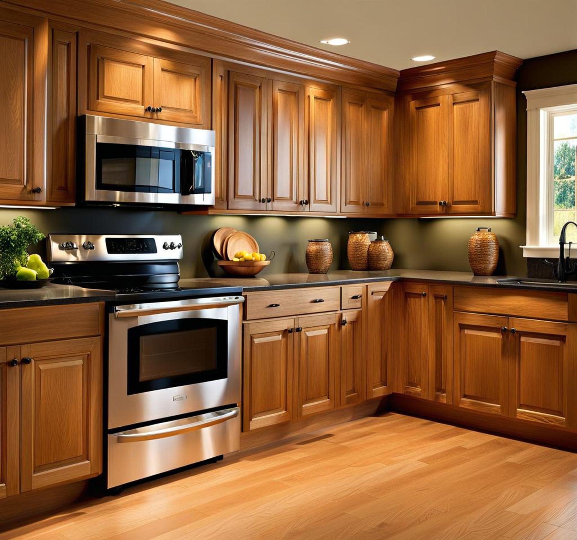 kitchen designs with oak cabinets