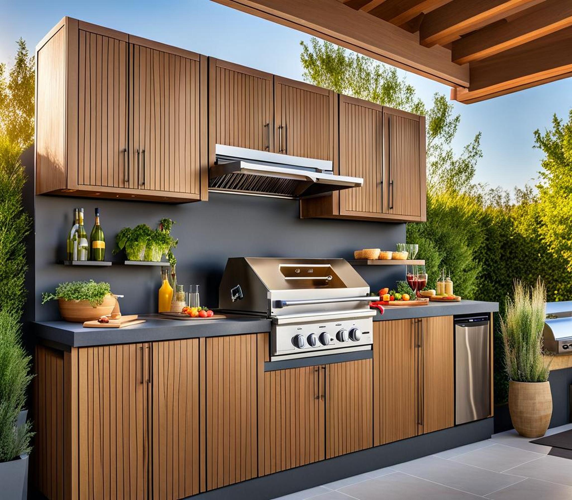 cheap outdoor kitchen cabinets