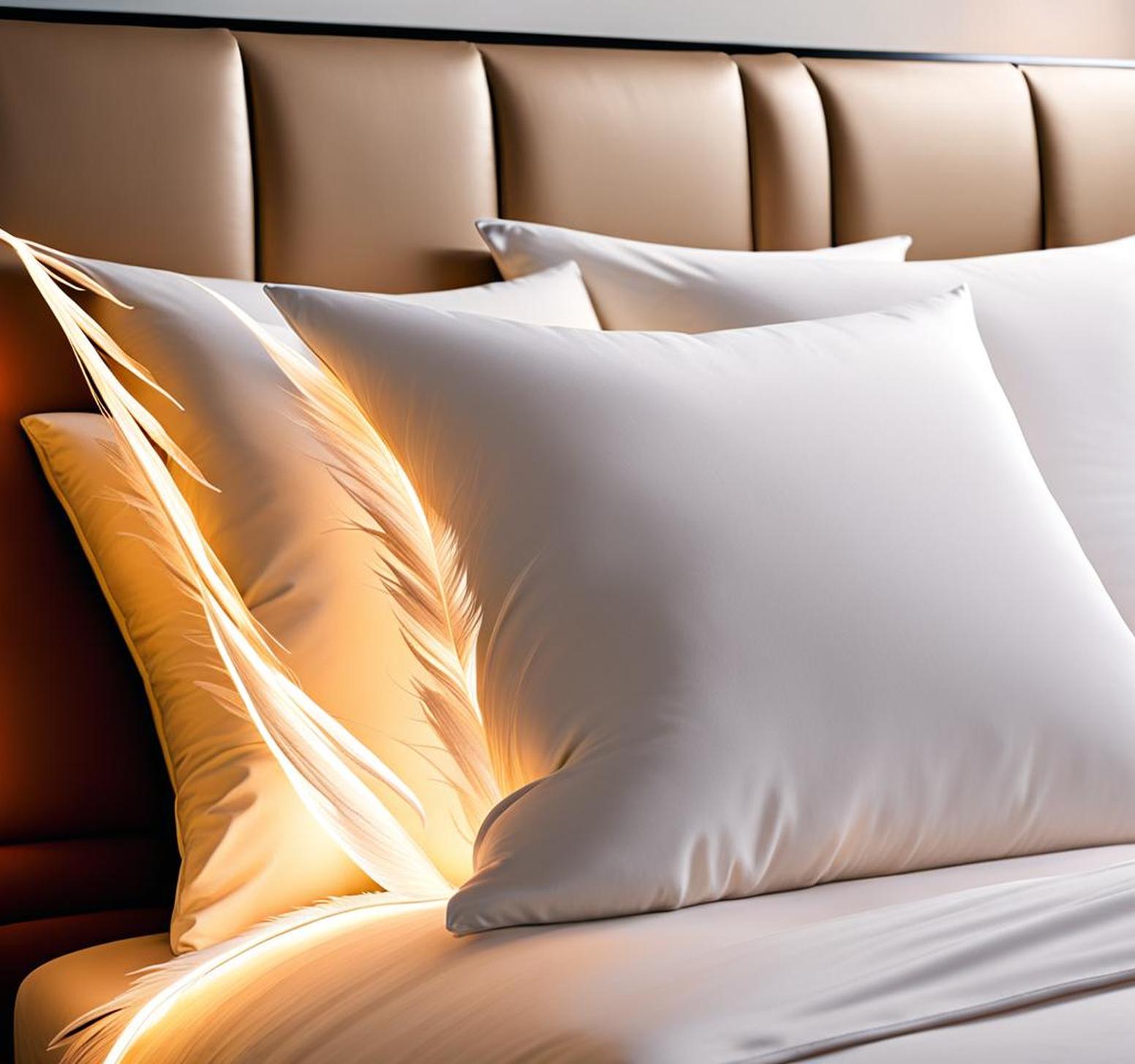 how to keep feathers from coming out of pillows