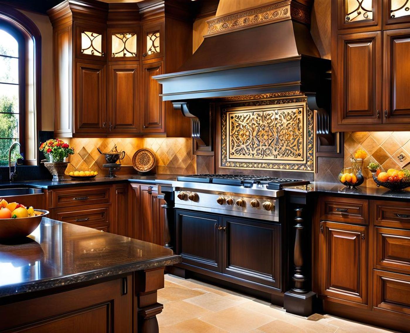 spanish style kitchen cabinets