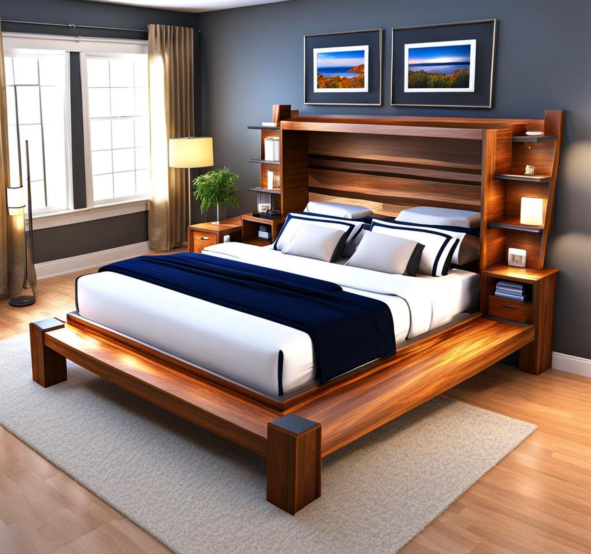 cool bed frames for guys