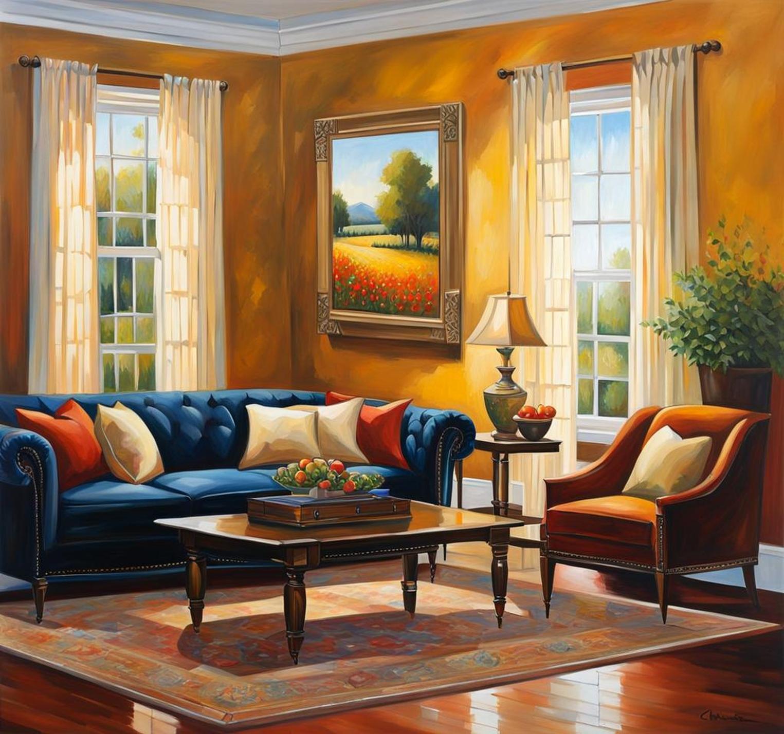 oil painting for living room