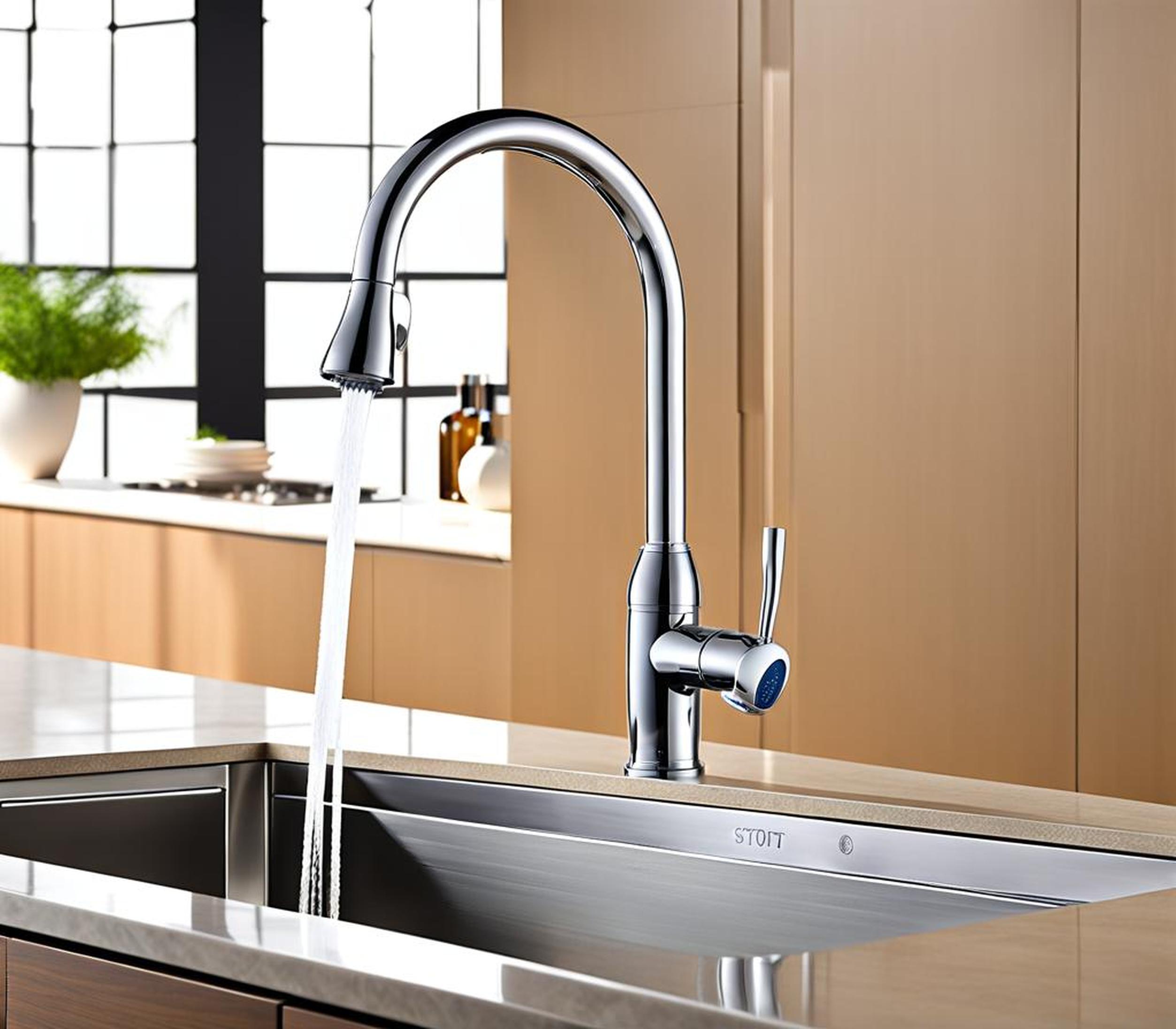 12 inch spout reach kitchen faucet