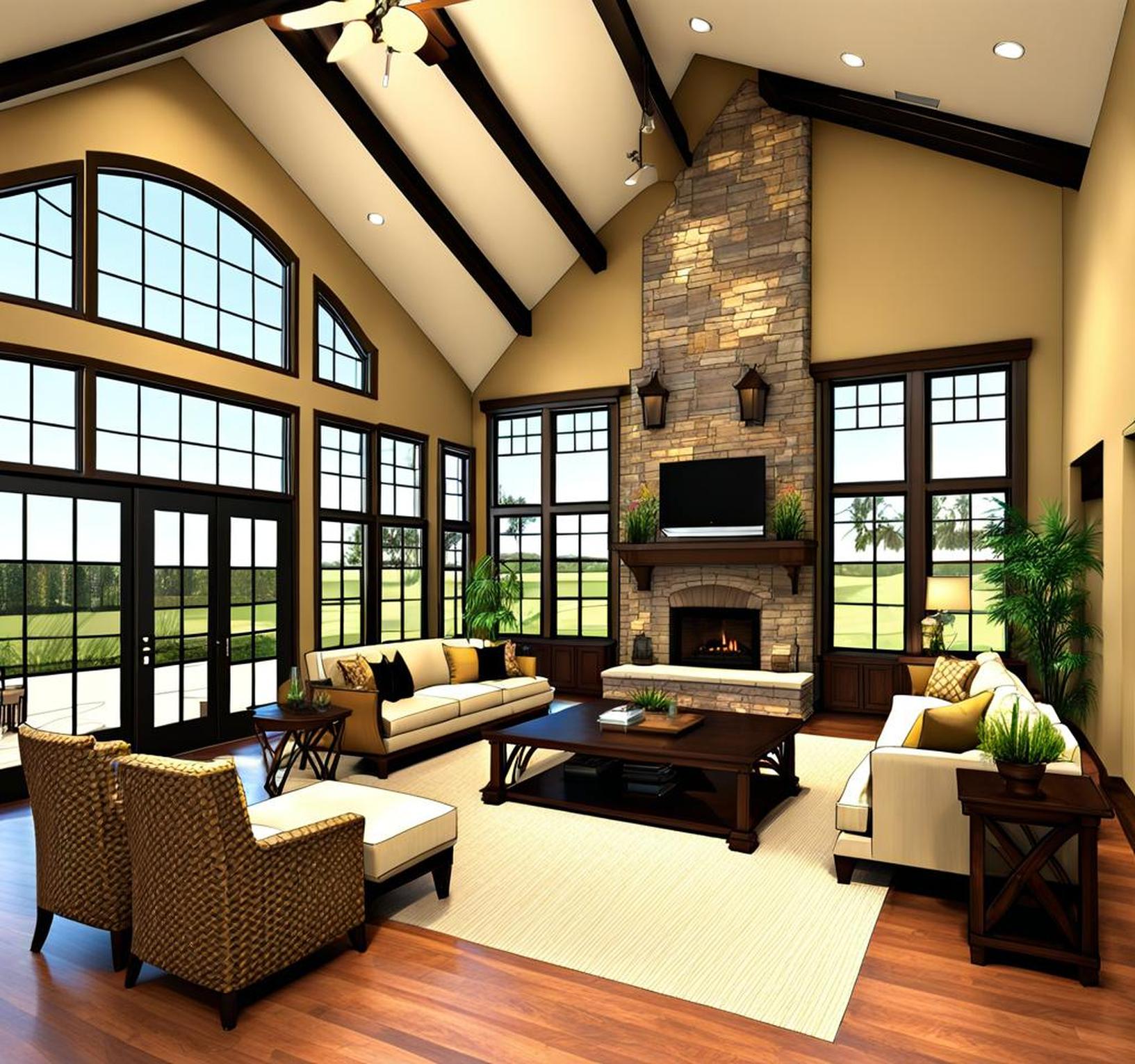 2 story great room house plans