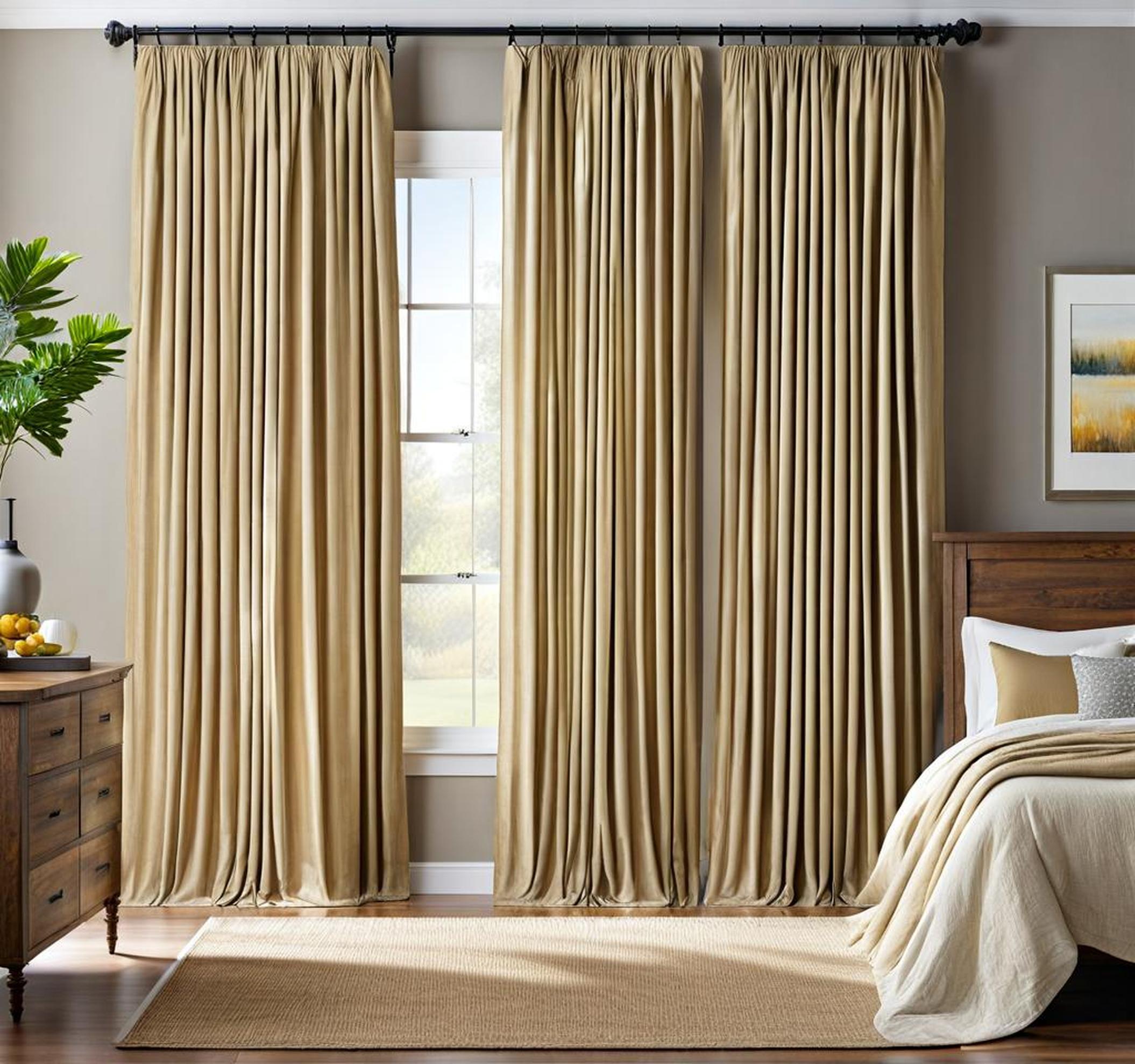 curtains for rustic bedroom