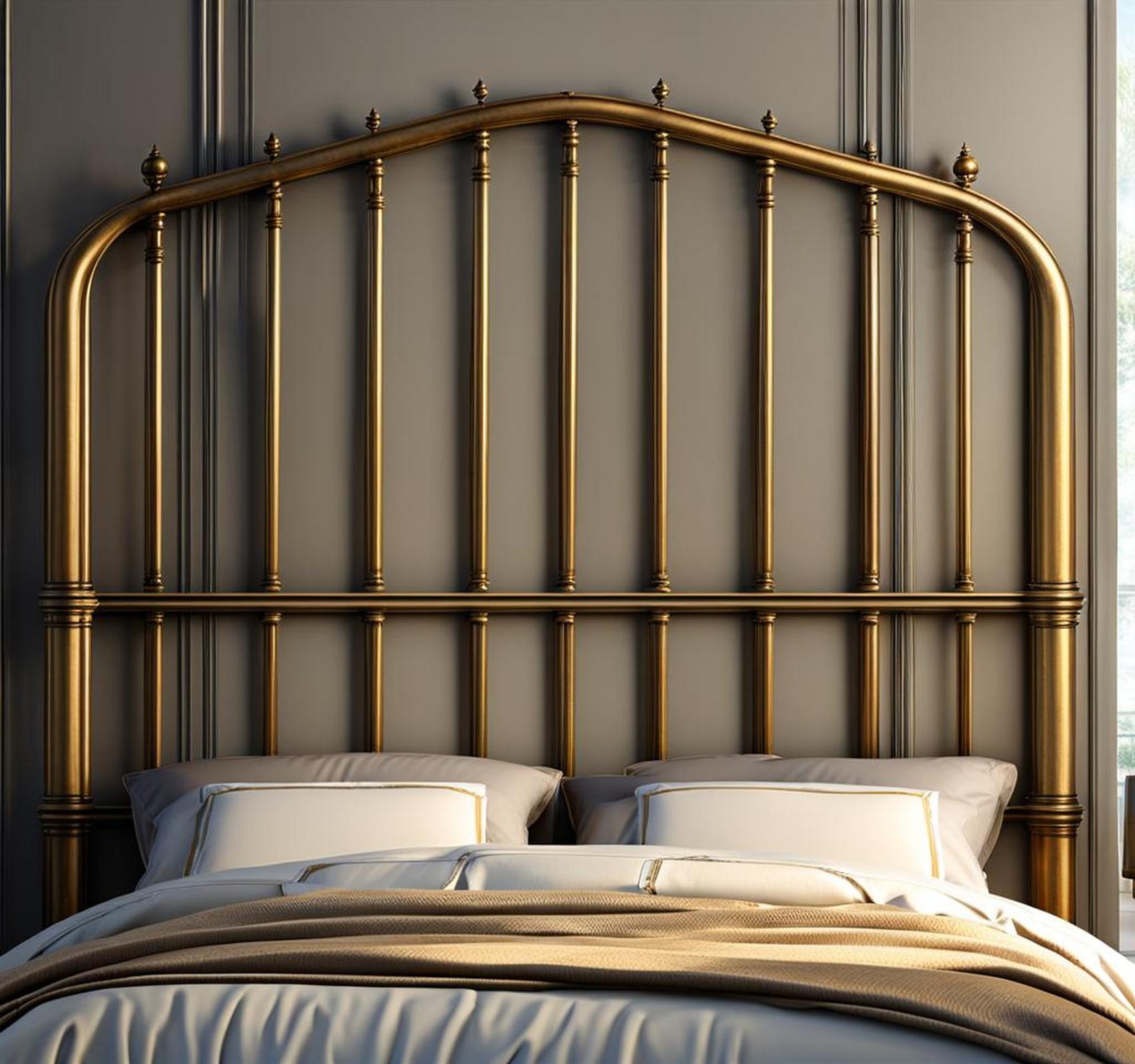 antique metal headboards queen