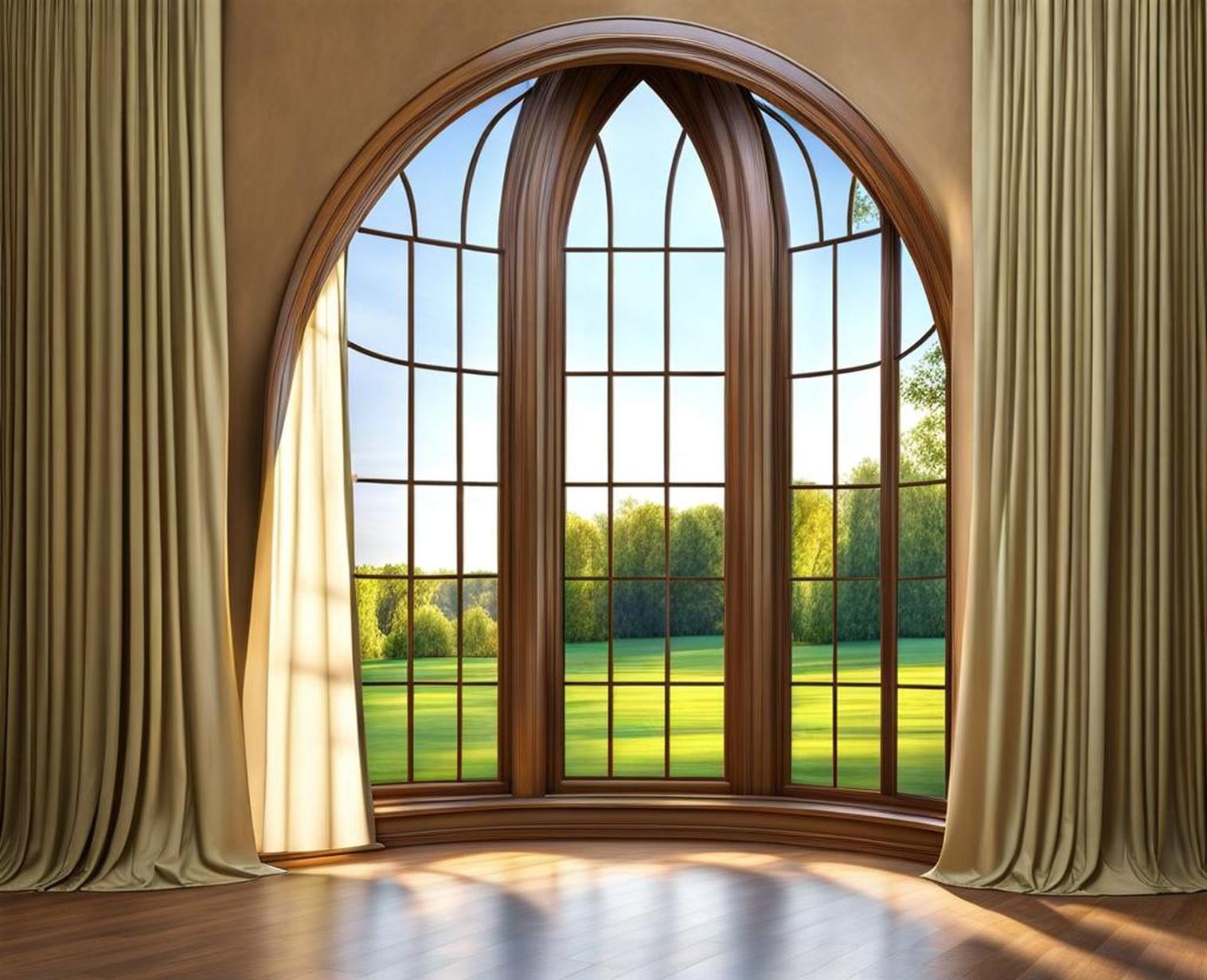 curtains for arched windows ideas